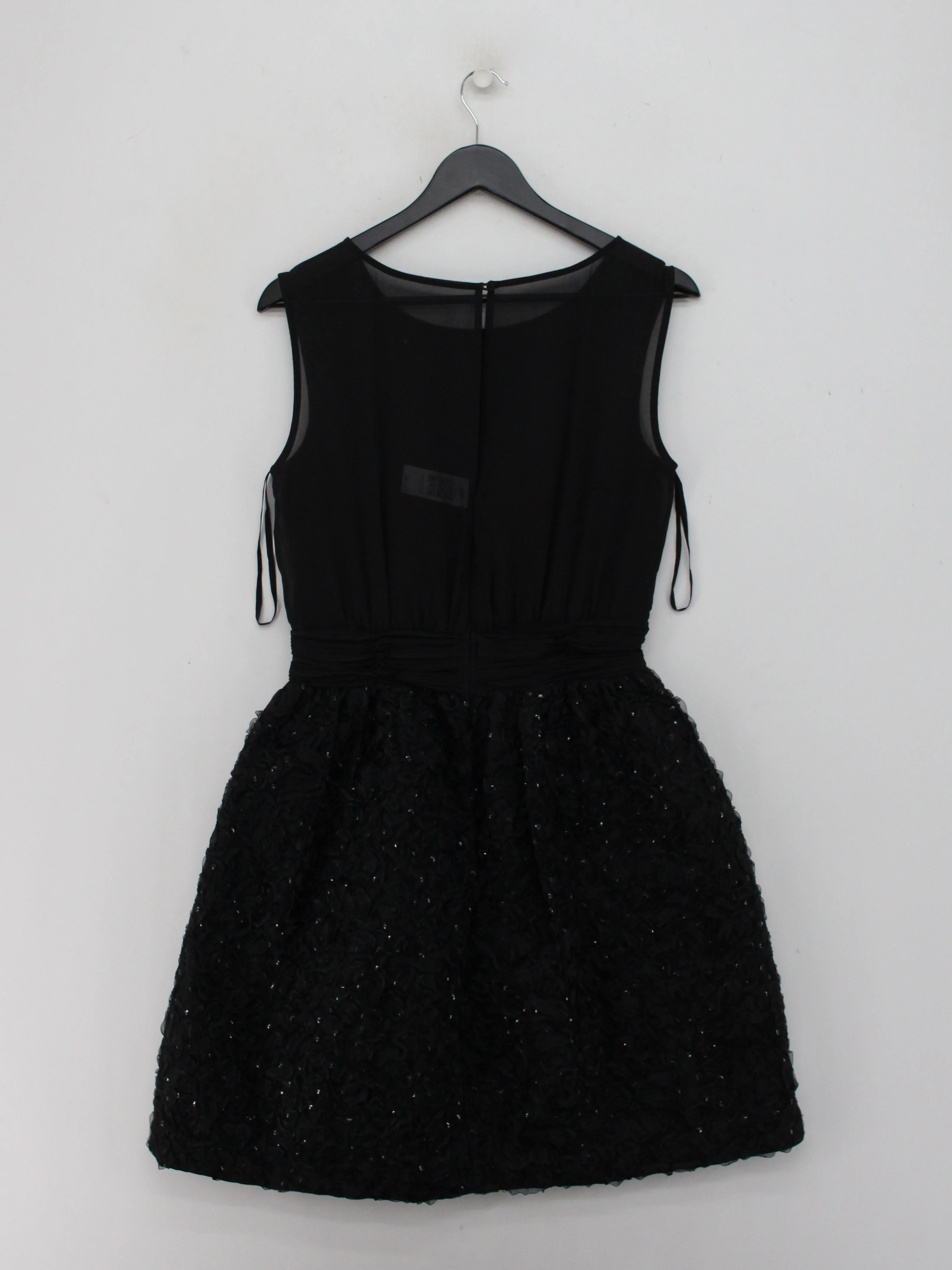 French Connection Skater Mini Dress UK12 in Black - Image 2