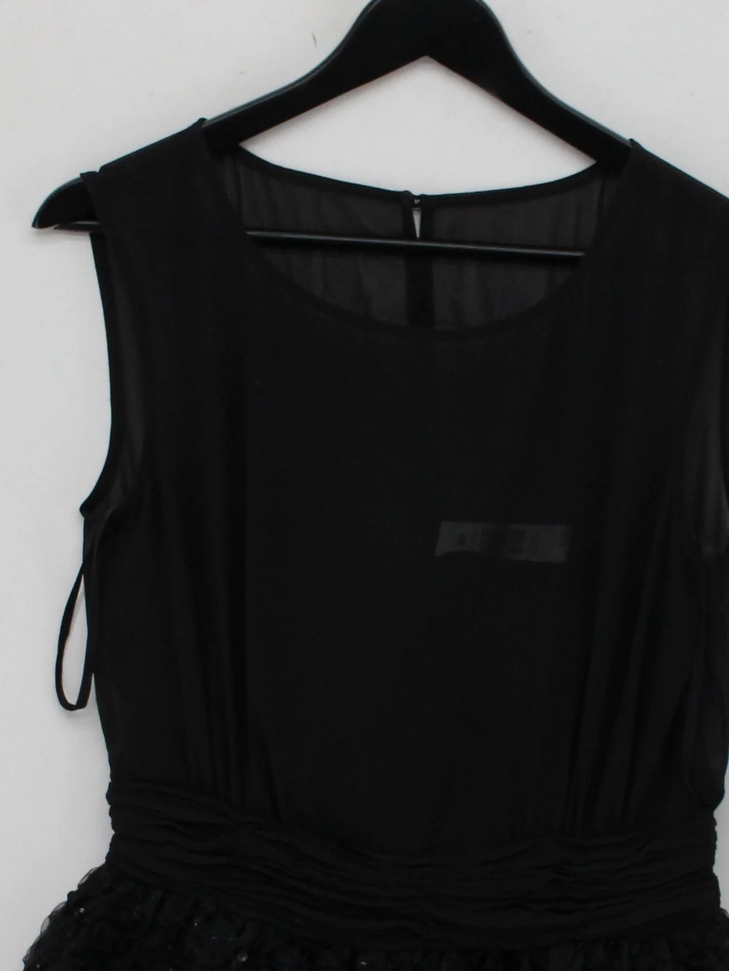 French Connection Skater Mini Dress UK12 in Black - Image 3