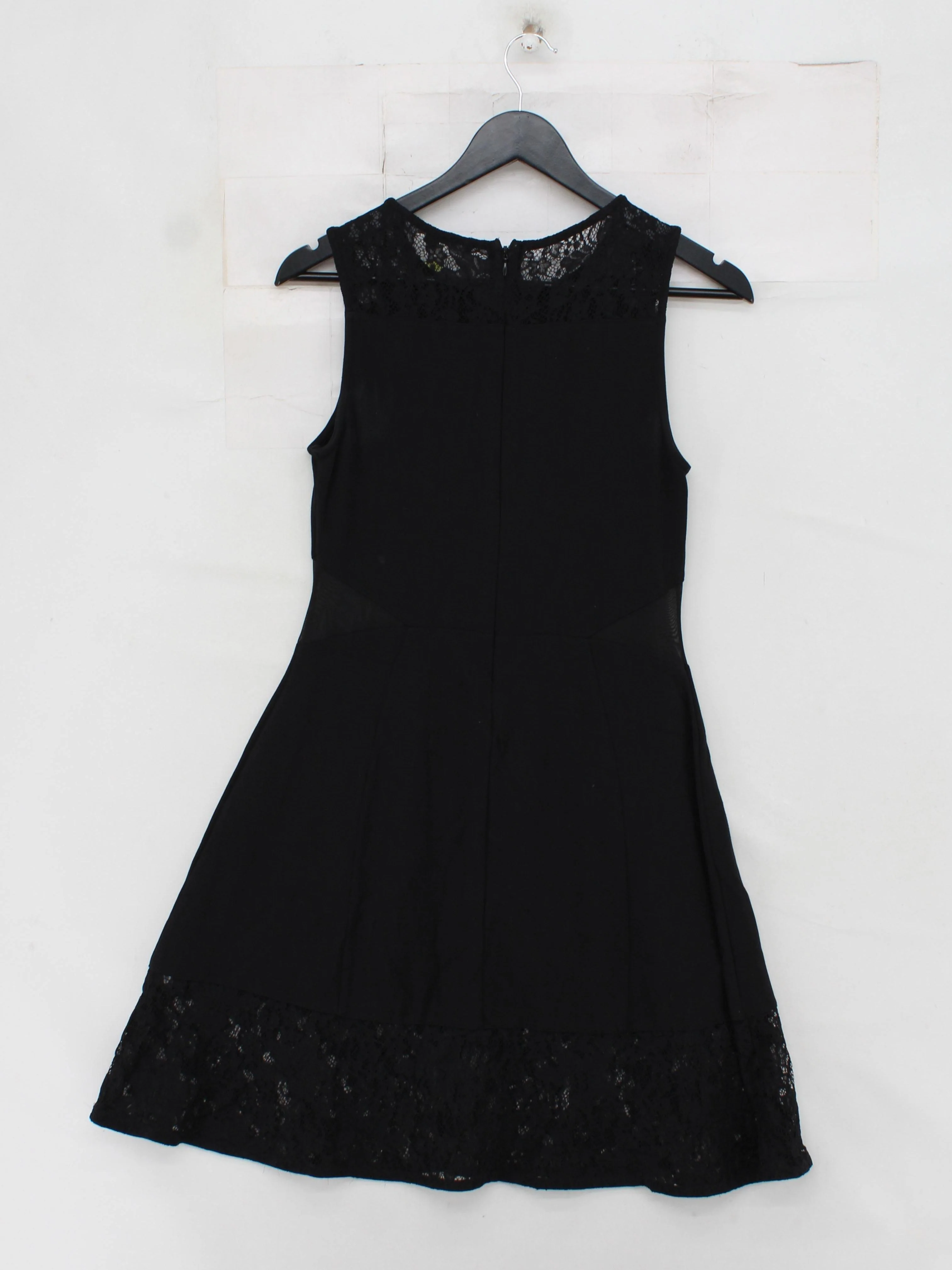 French Connection Skater Mini Dress UK12 in Black - Image 2