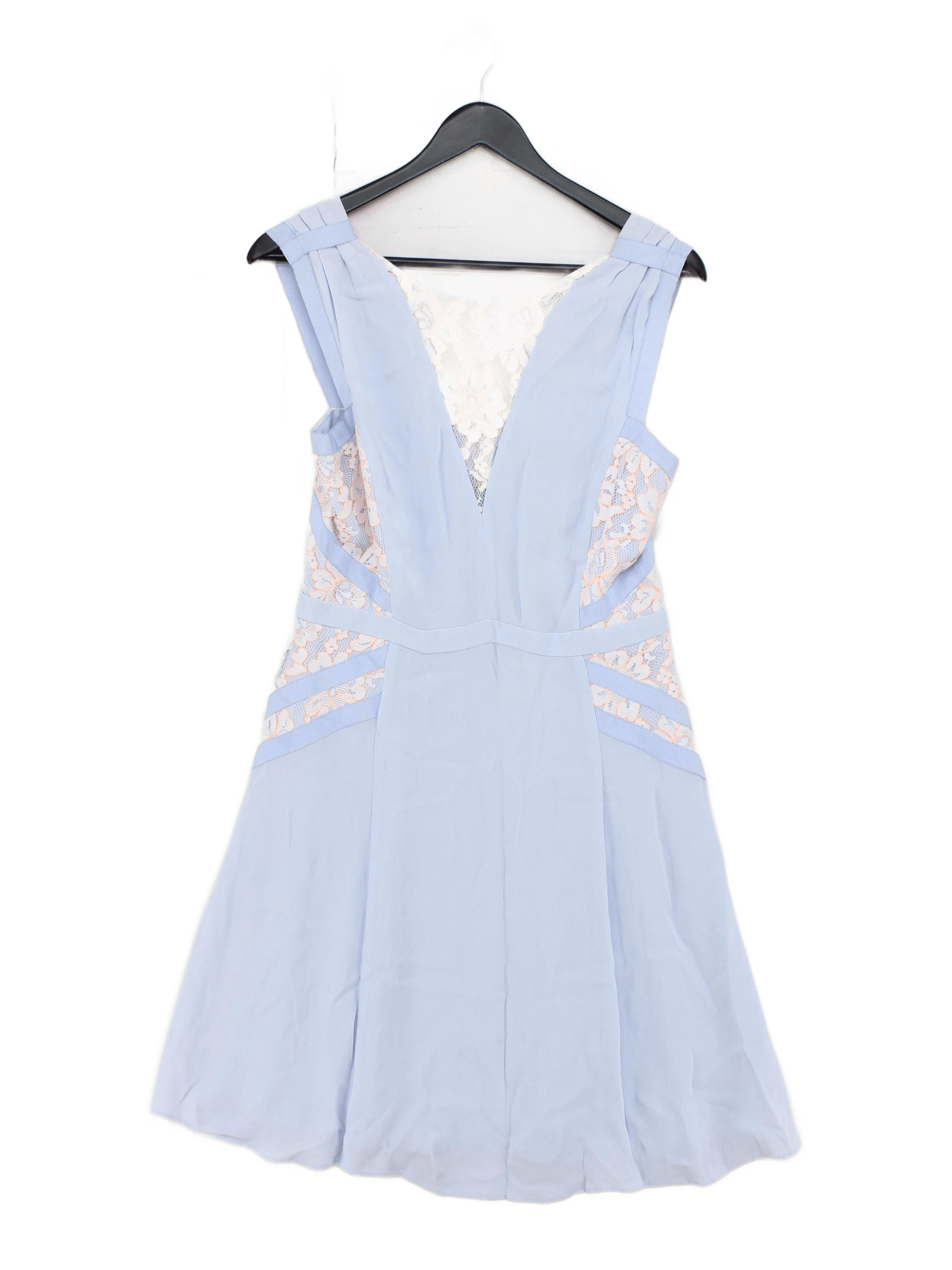 French Connection Skater Mini Dress UK12 in Blue