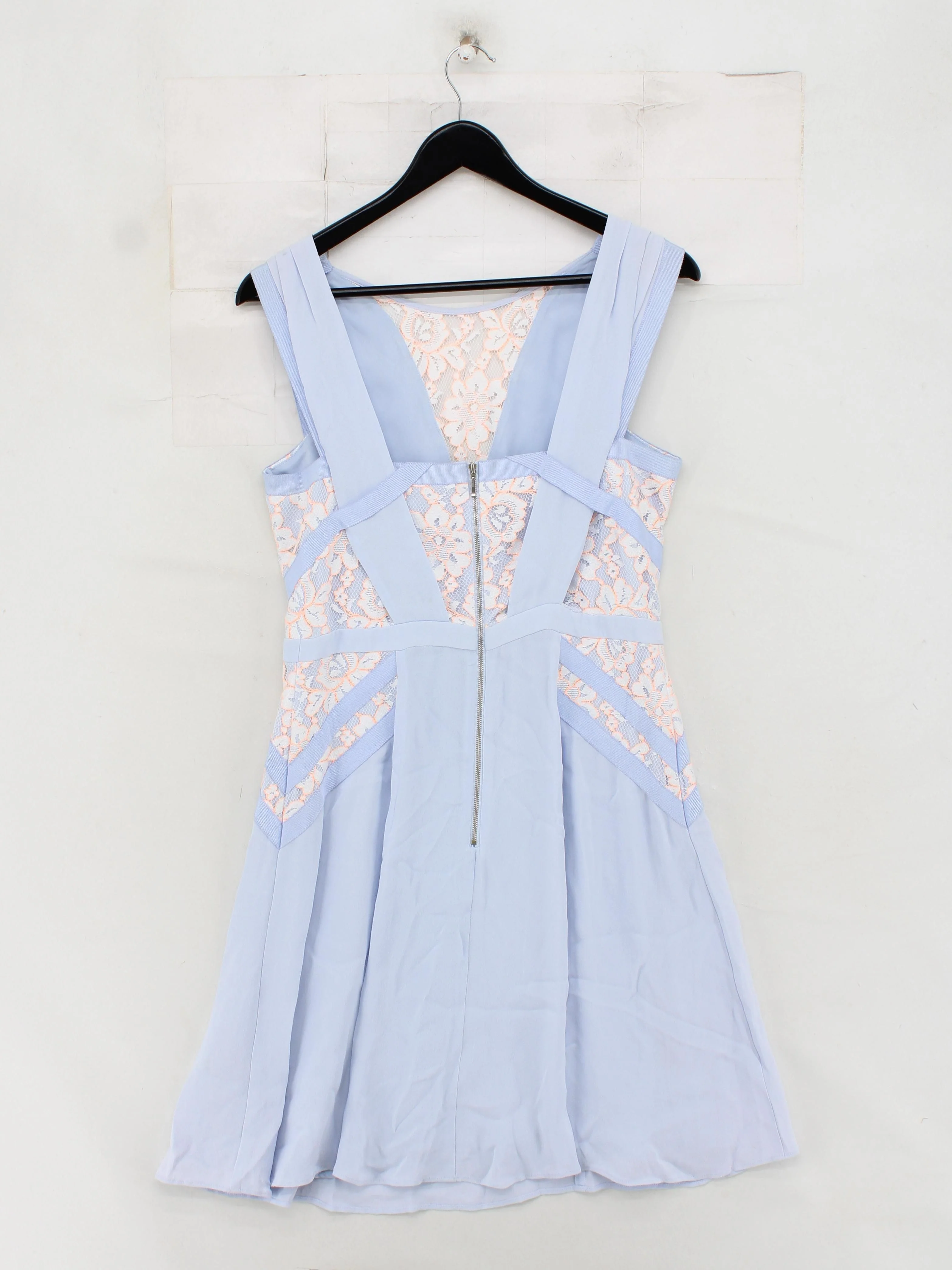 French Connection Skater Mini Dress UK12 in Blue - Image 2