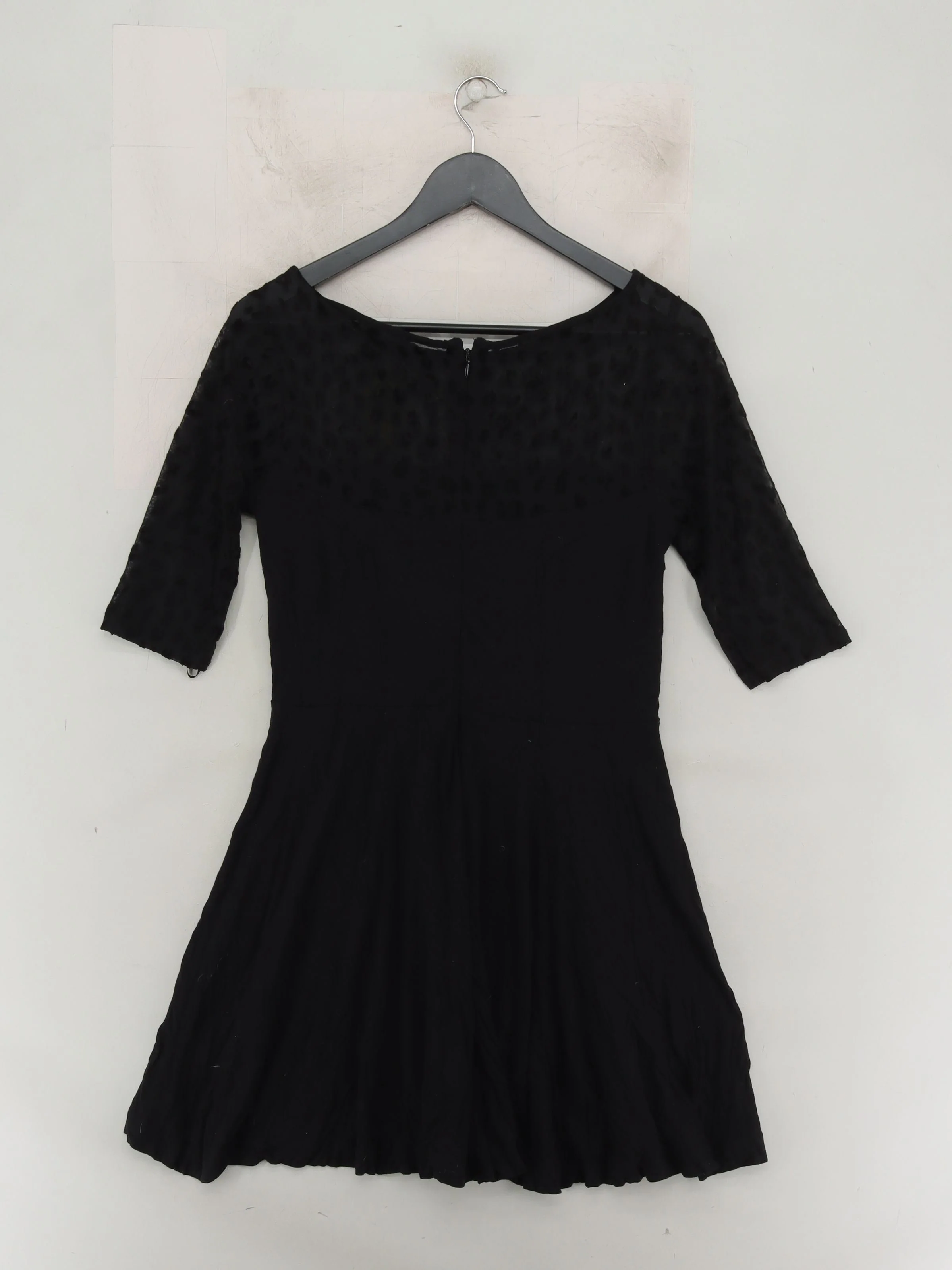 French Connection Skater Mini Dress UK14 in Black - Image 2