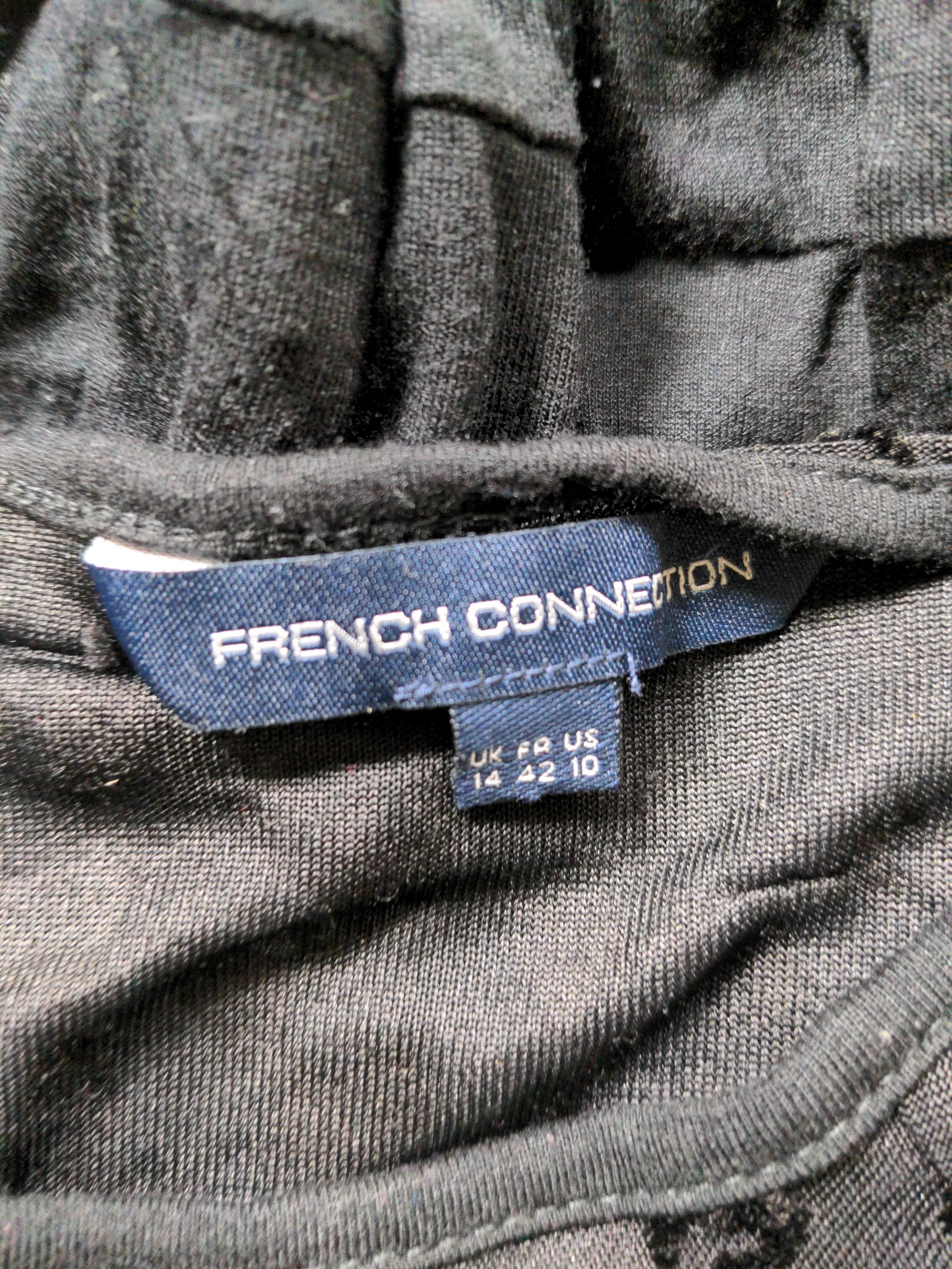 French Connection Skater Mini Dress UK14 in Black - Image 6