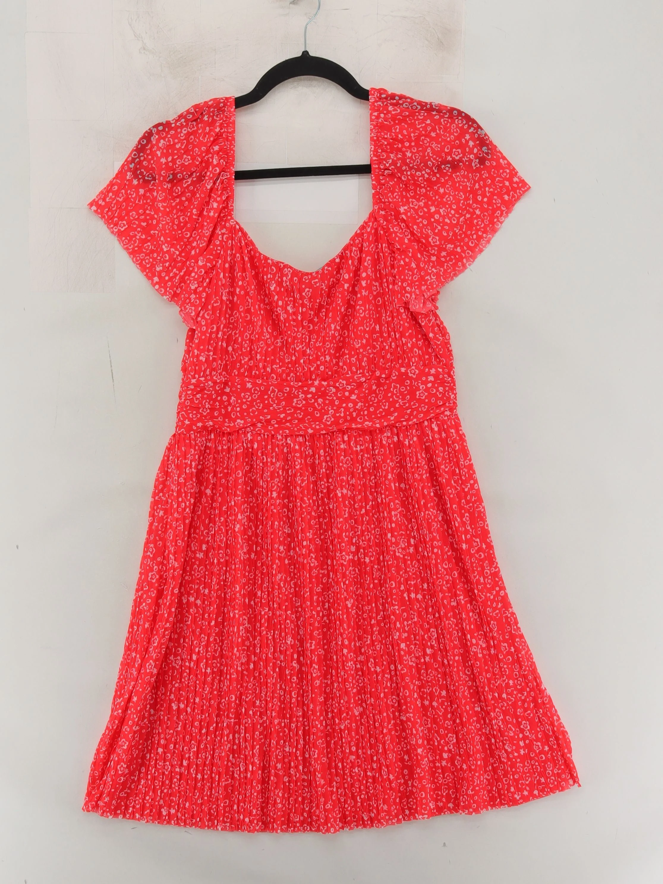 French Connection Skater Mini Dress UK14 in Red - Image 2