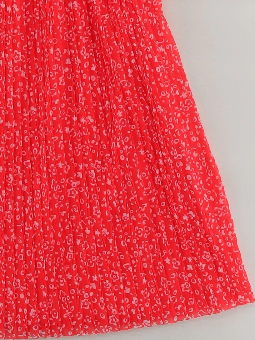 French Connection Skater Mini Dress UK14 in Red - Image 4
