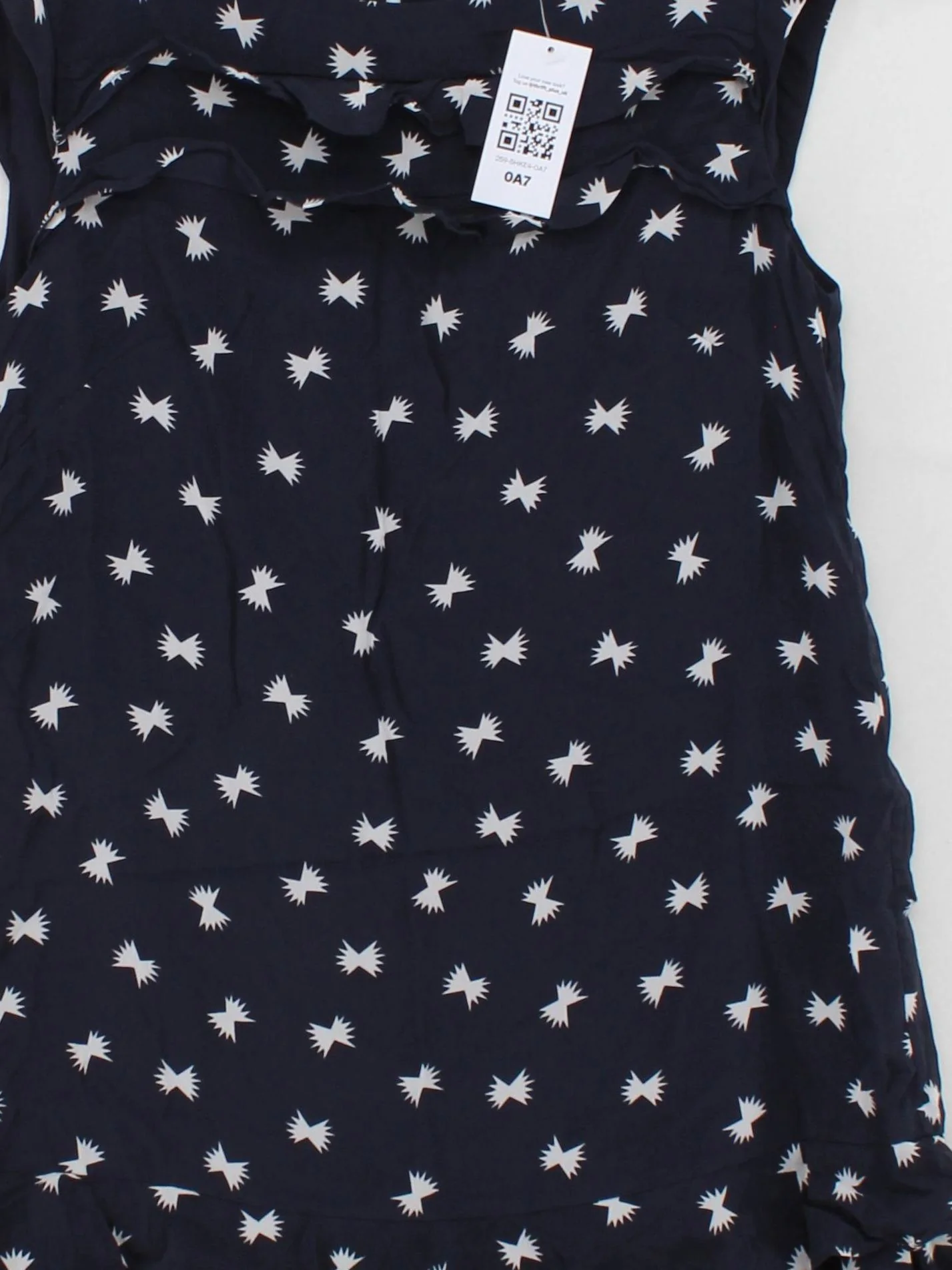 French Connection Skater Mini Dress UK6 in Blue - Image 3