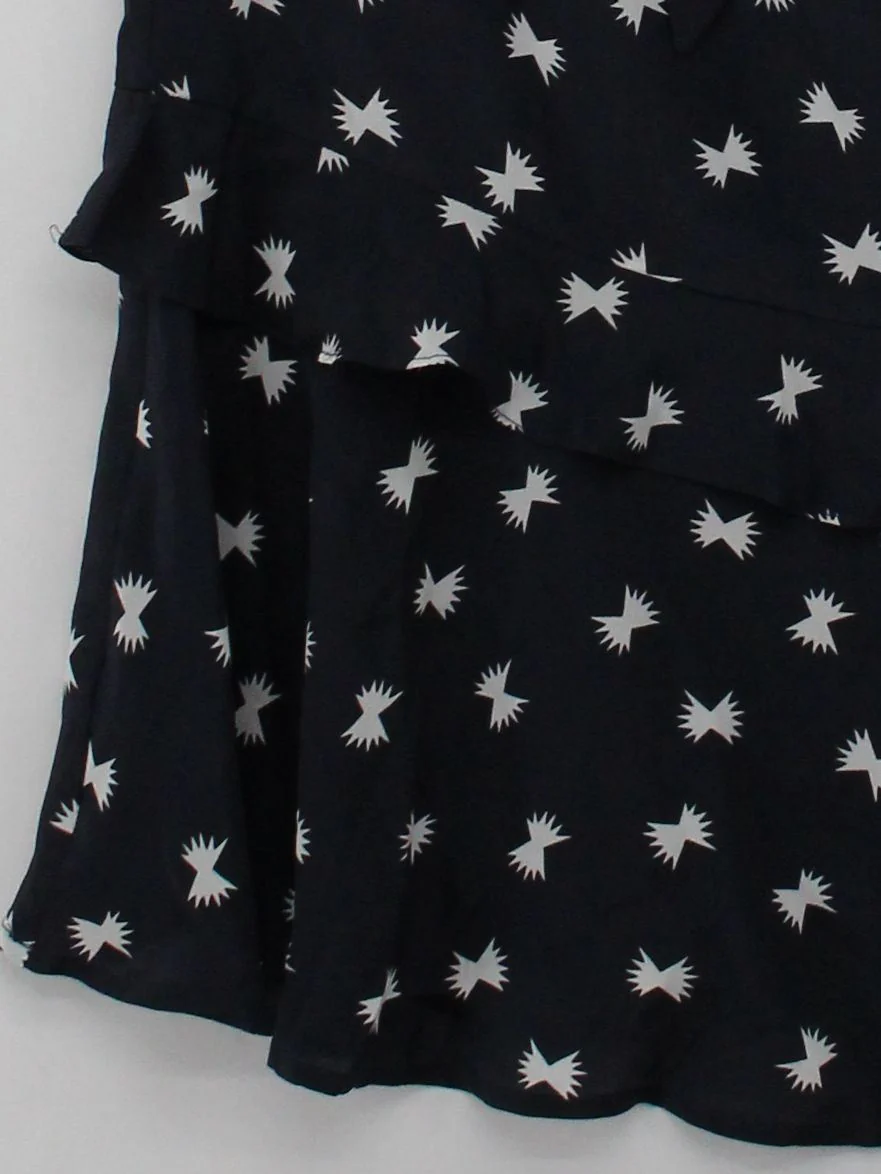 French Connection Skater Mini Dress UK8 in Black - Image 4