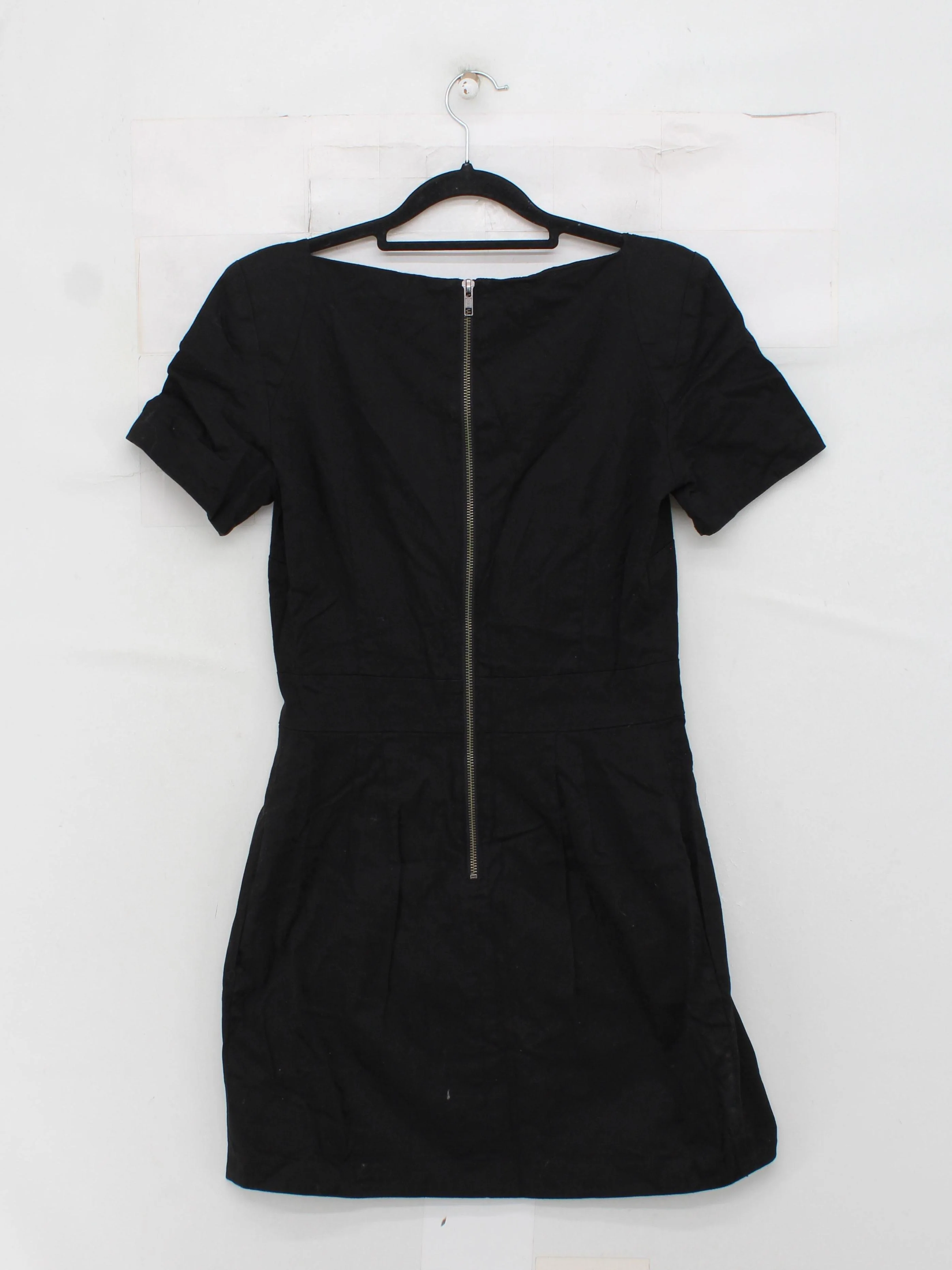 French Connection T-Shirt Midi Dress UK12 in Black - Image 2