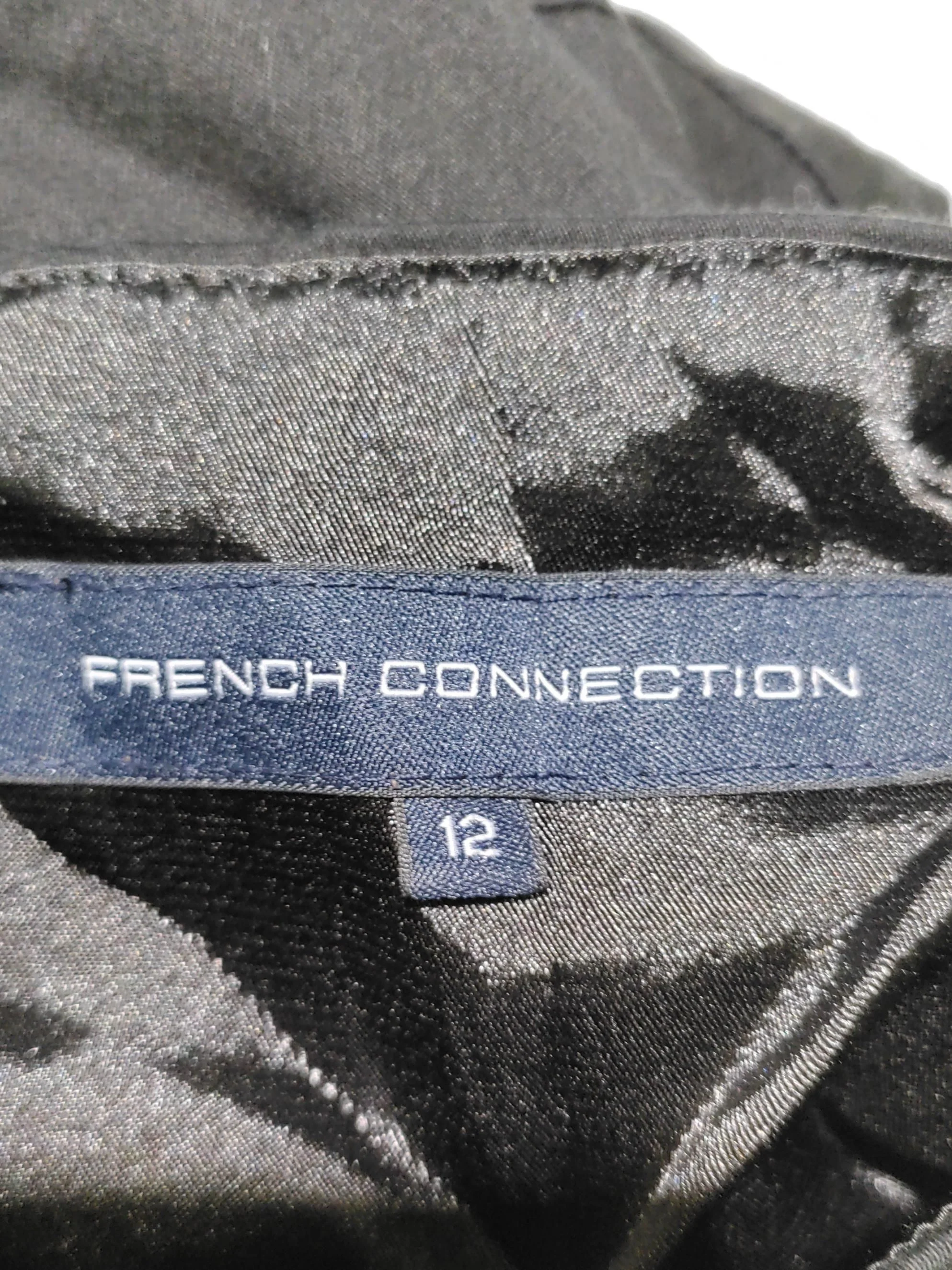 French Connection T-Shirt Midi Dress UK12 in Black - Image 5