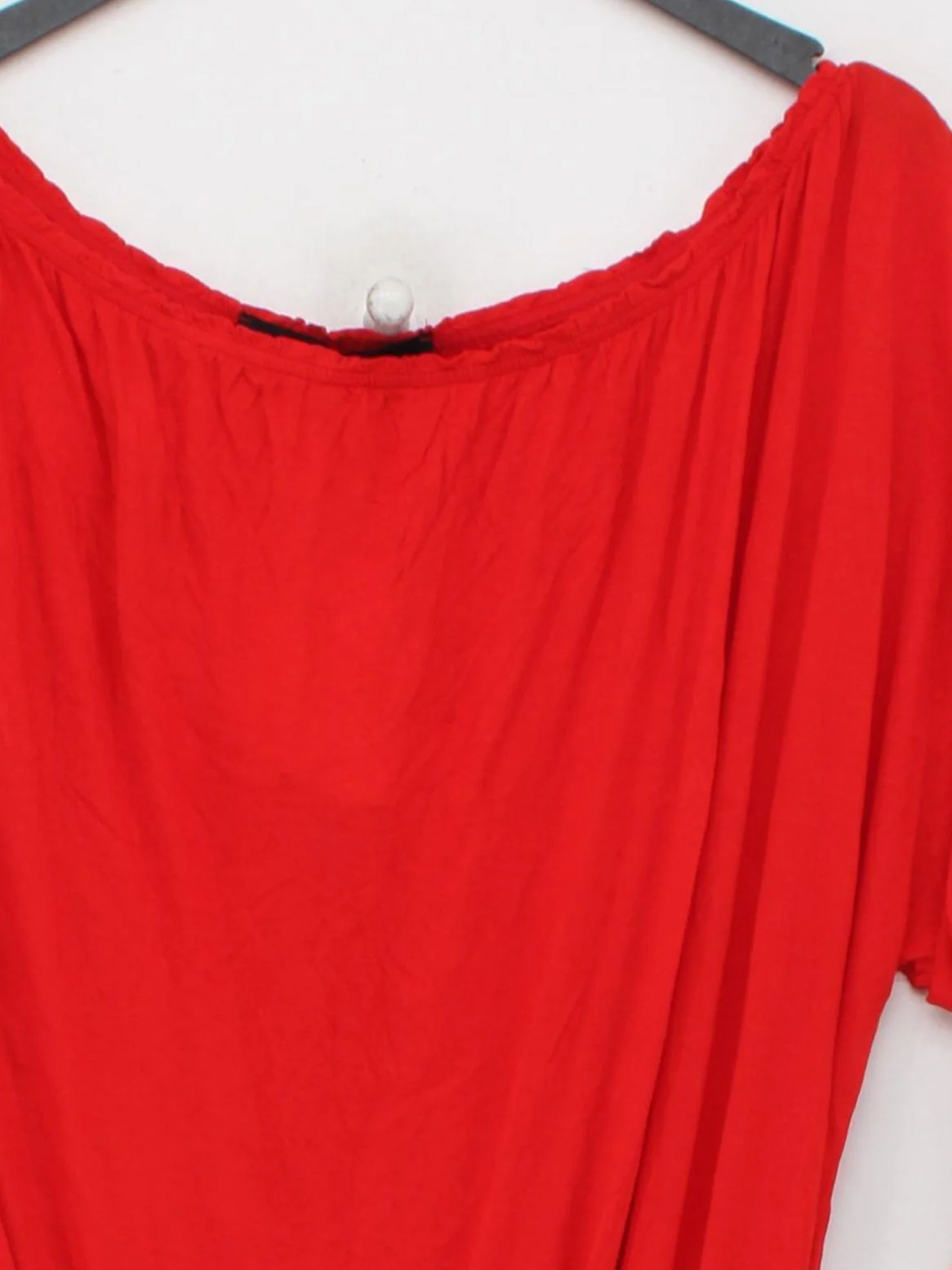 French Connection T-Shirt Midi Dress UK12 in Red - Image 3