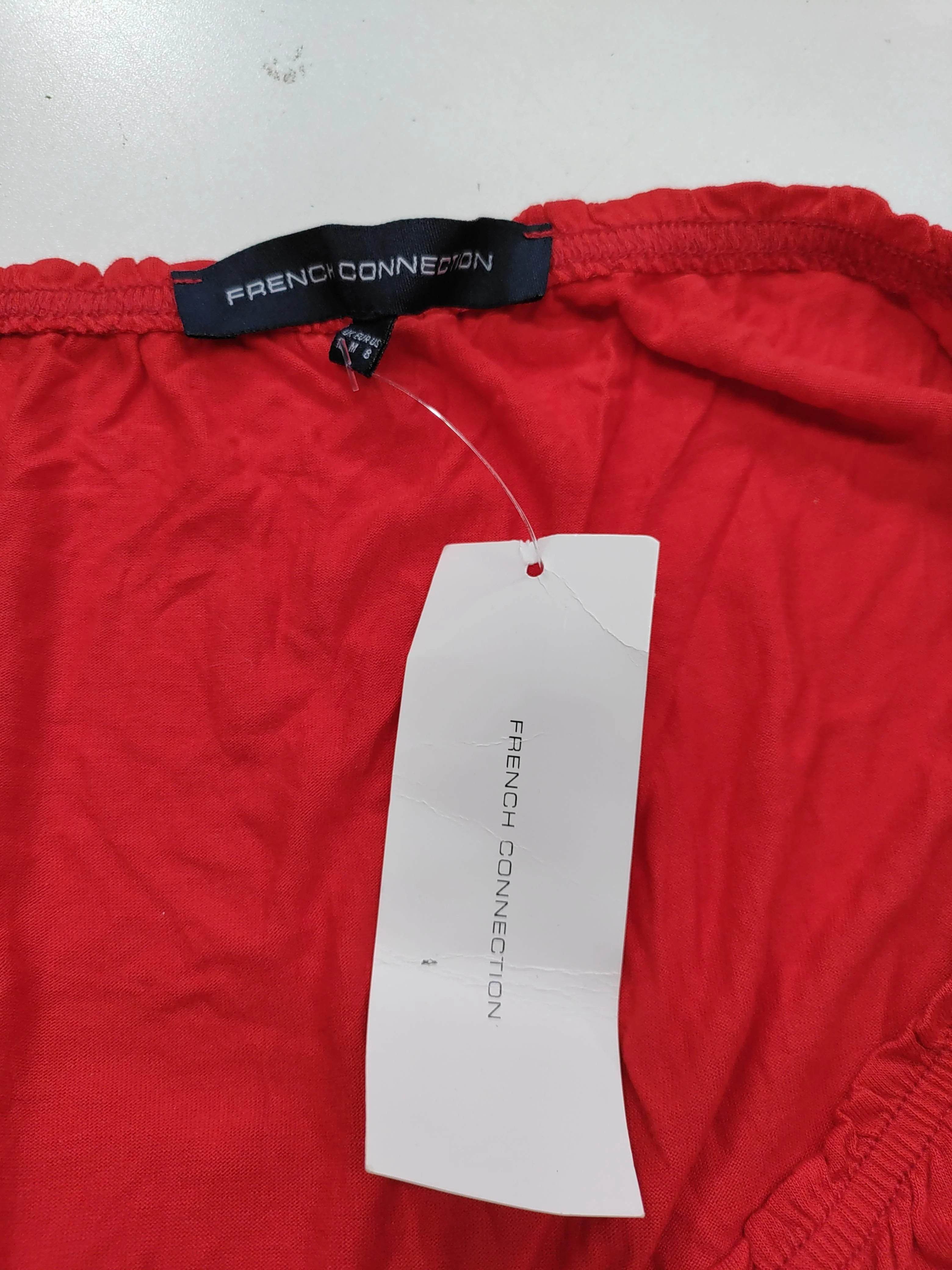 French Connection T-Shirt Midi Dress UK12 in Red - Image 5