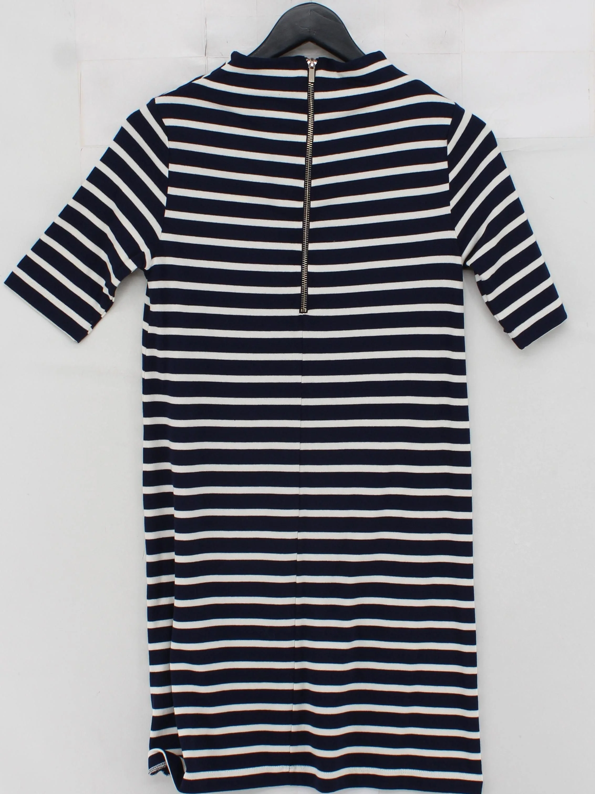 French Connection T-Shirt Mini Dress UK10 in Blue - Image 2