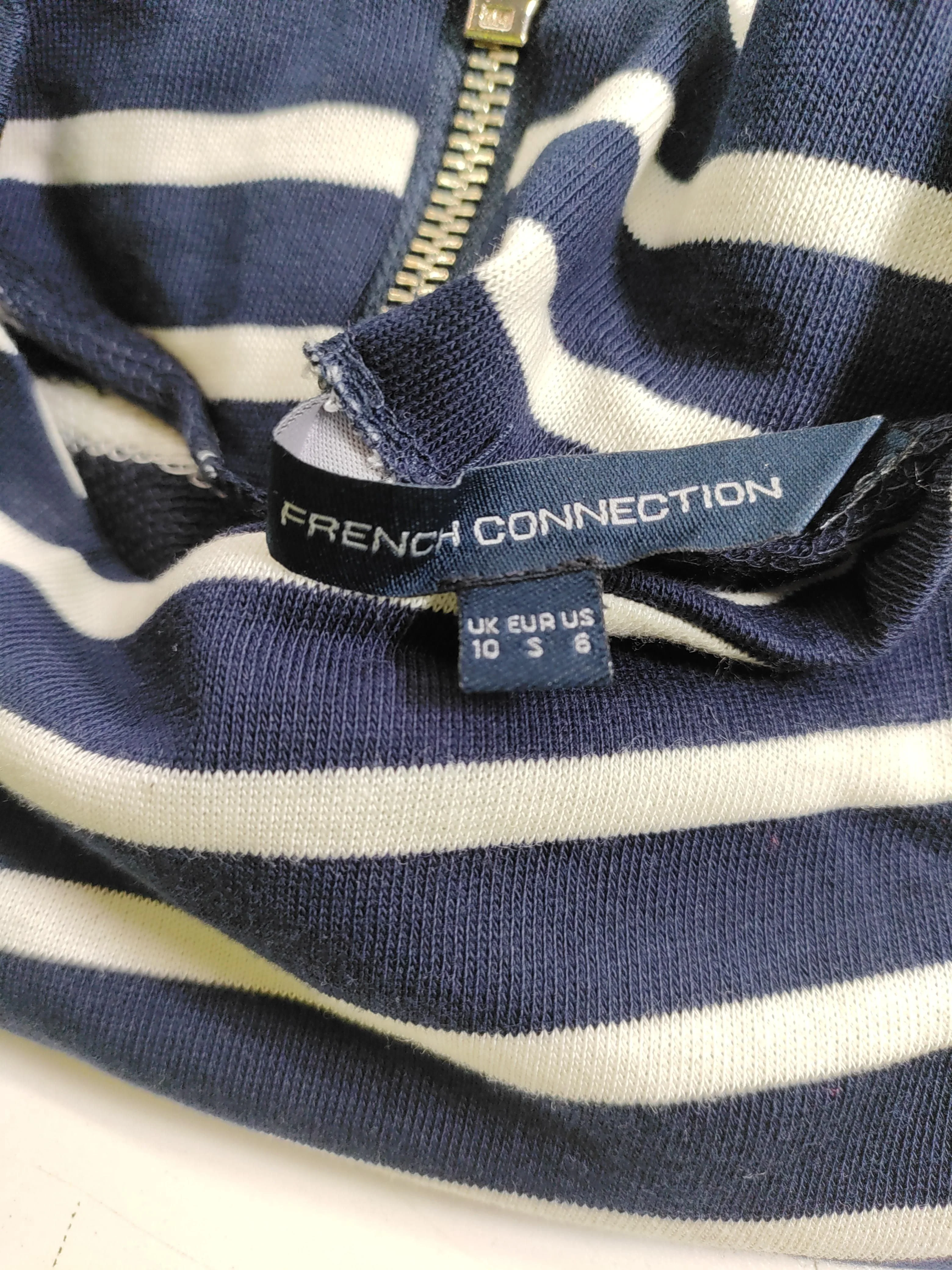 French Connection T-Shirt Mini Dress UK10 in Blue - Image 5