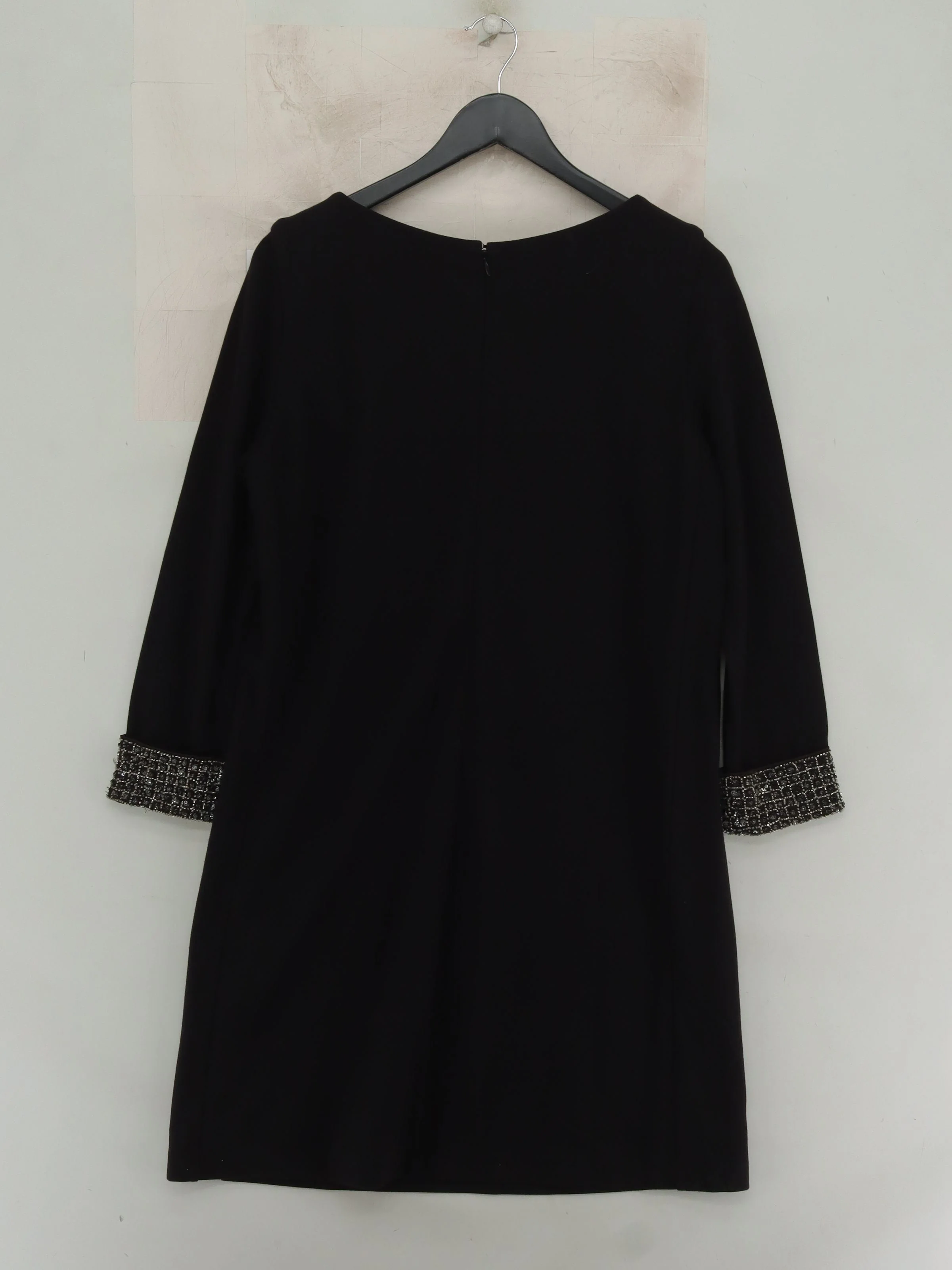 French Connection T-Shirt Mini Dress UK12 in Black - Image 2
