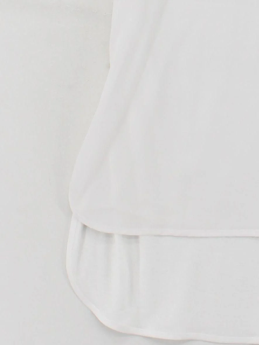 French Connection Women's Blouse M White Polyester with Lyocell Modal Basic - Image 4