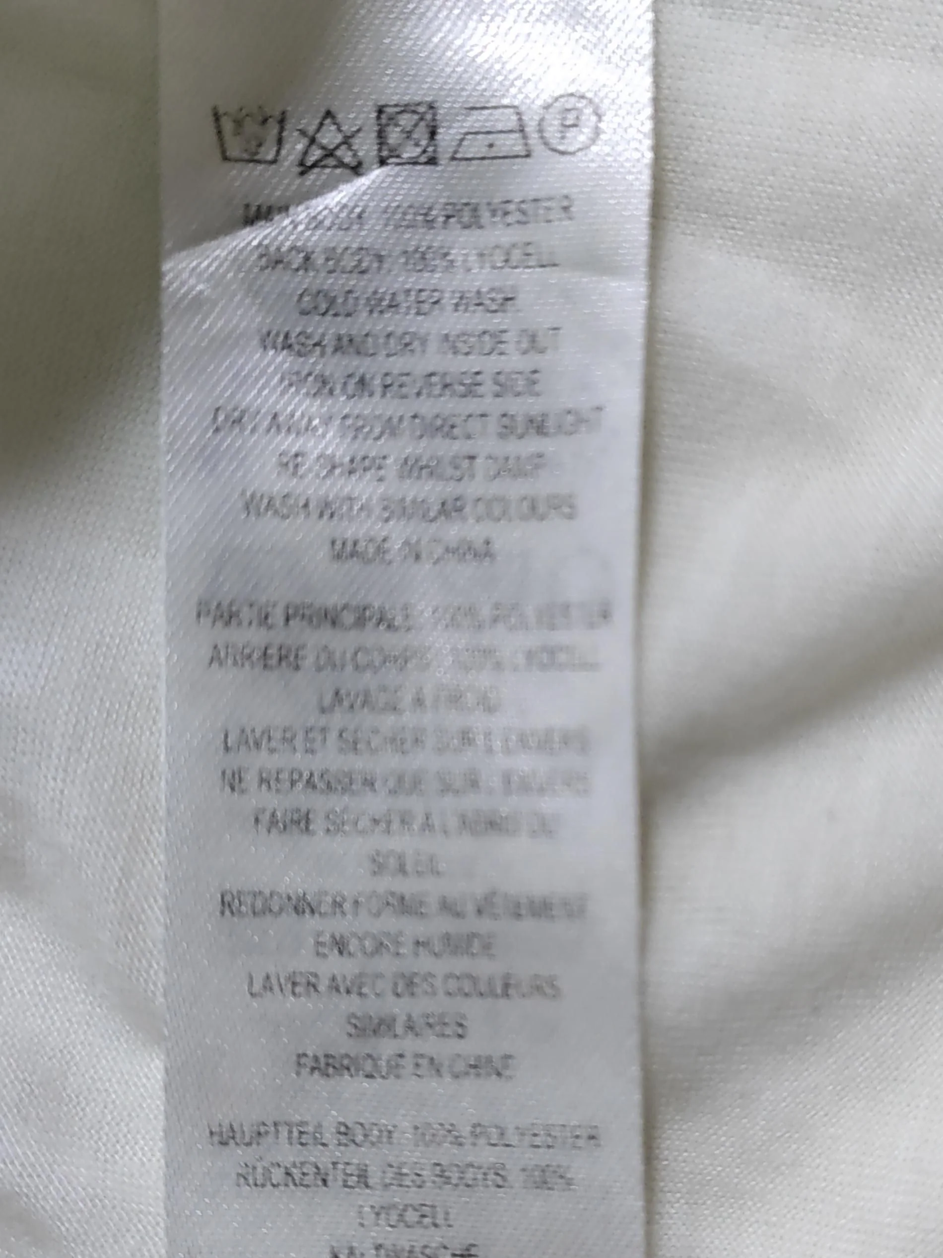 French Connection Women's Blouse M White Polyester with Lyocell Modal Basic - Image 6