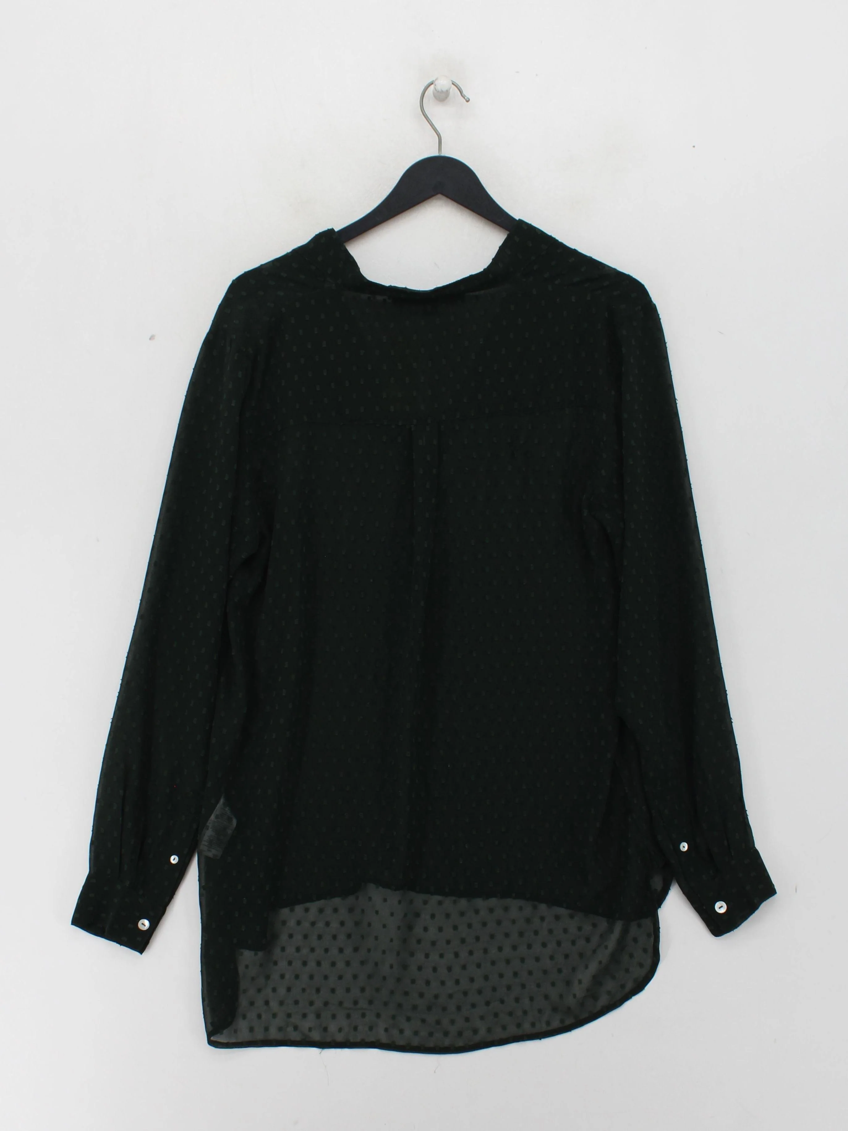French Connection Women's Blouse UK 10 Green 100% Polyester Basic - Image 2