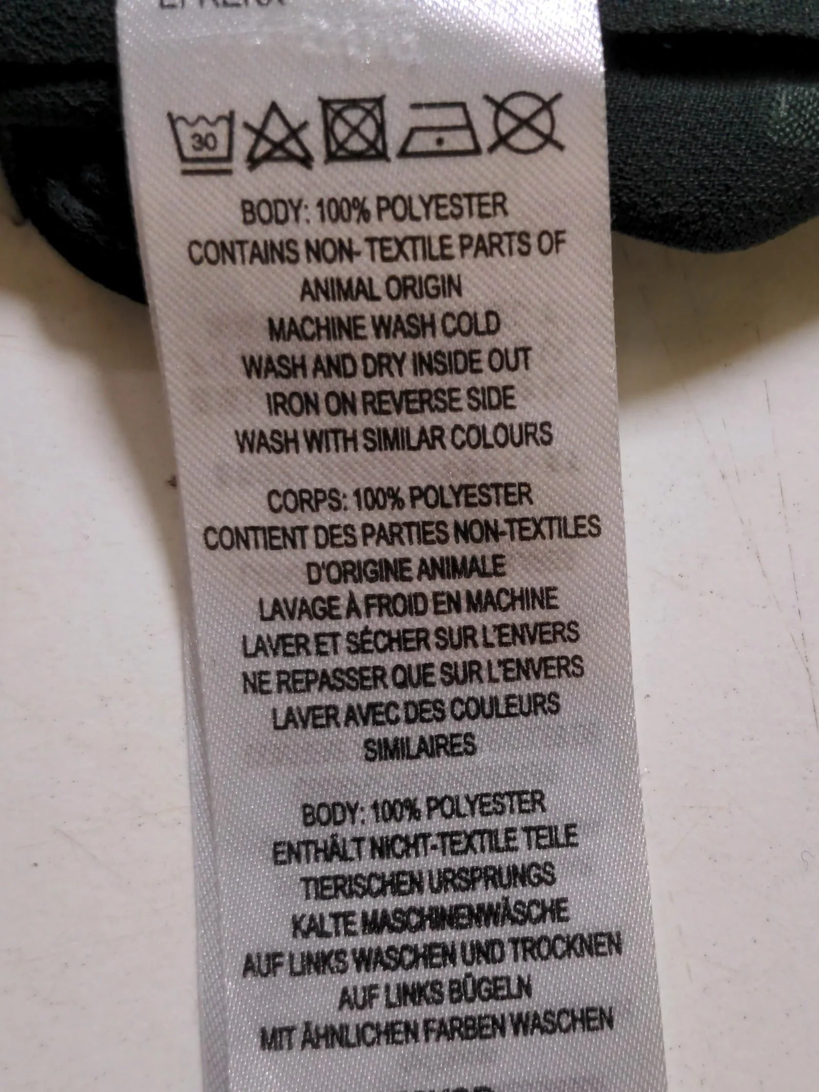 French Connection Women's Blouse UK 10 Green 100% Polyester Basic - Image 6