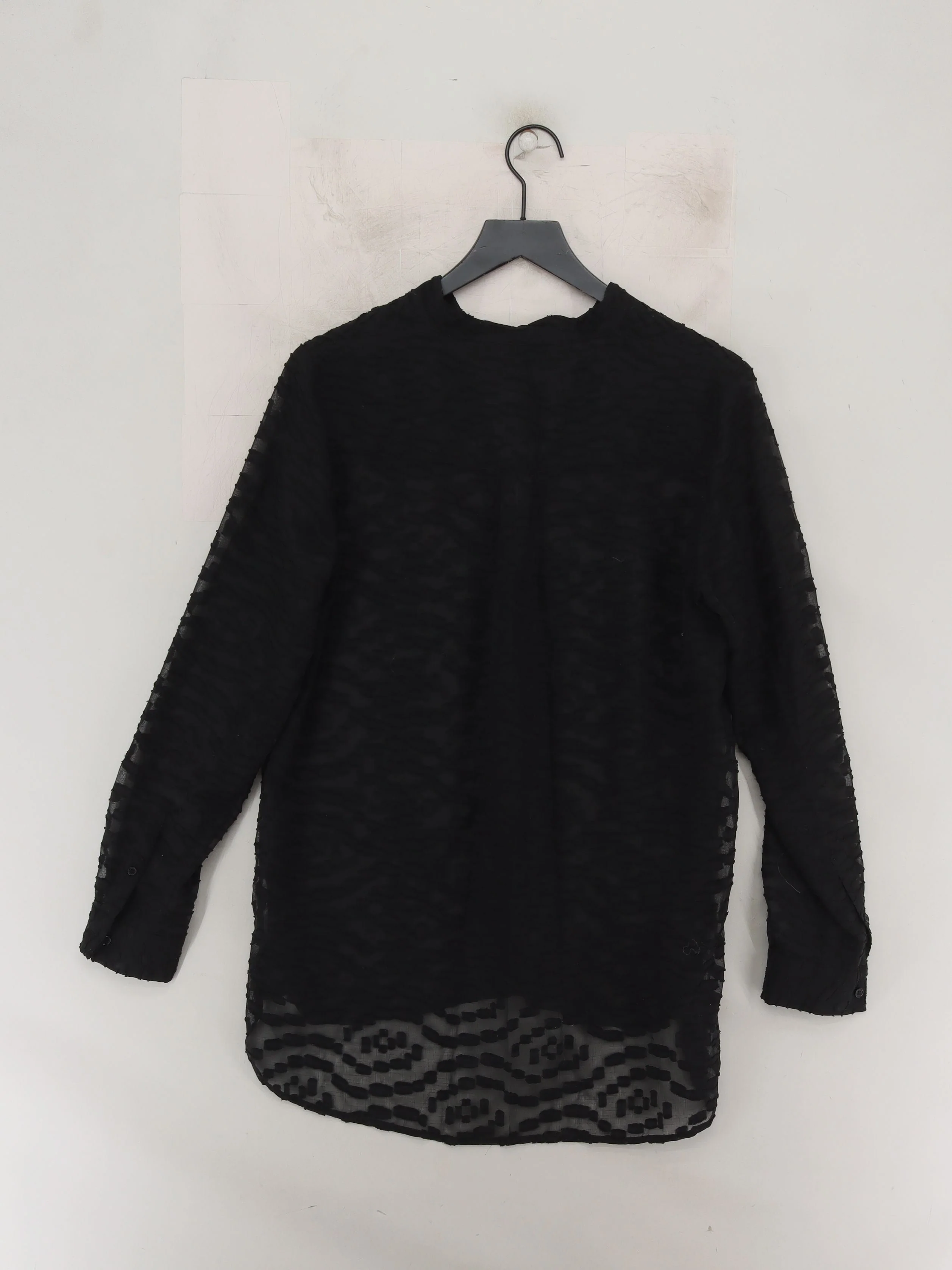French Connection Women's Blouse UK 14 Black 100% Other Basic - Image 2
