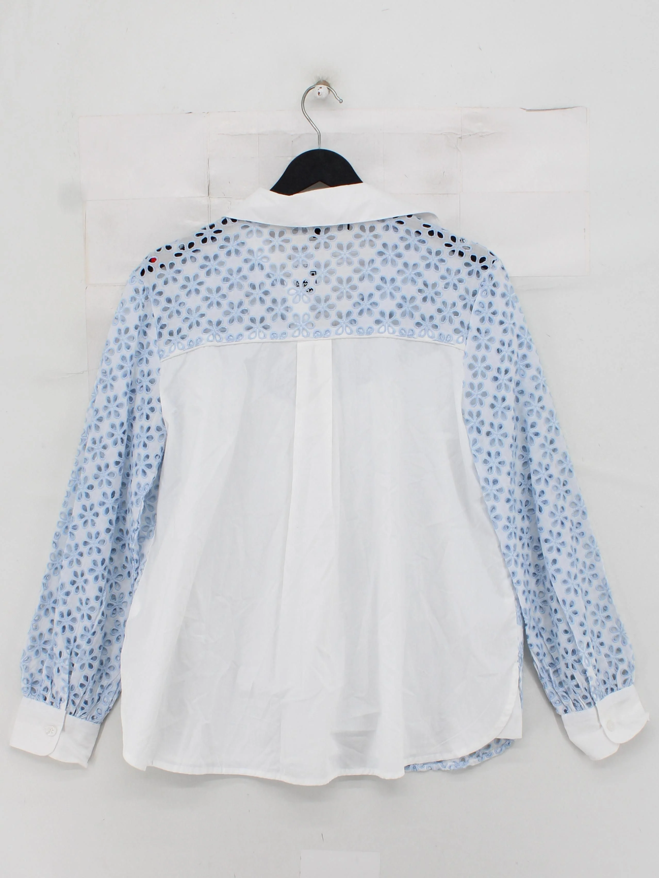 French Connection Women's Blouse XS White 100% Cotton Basic - Image 2