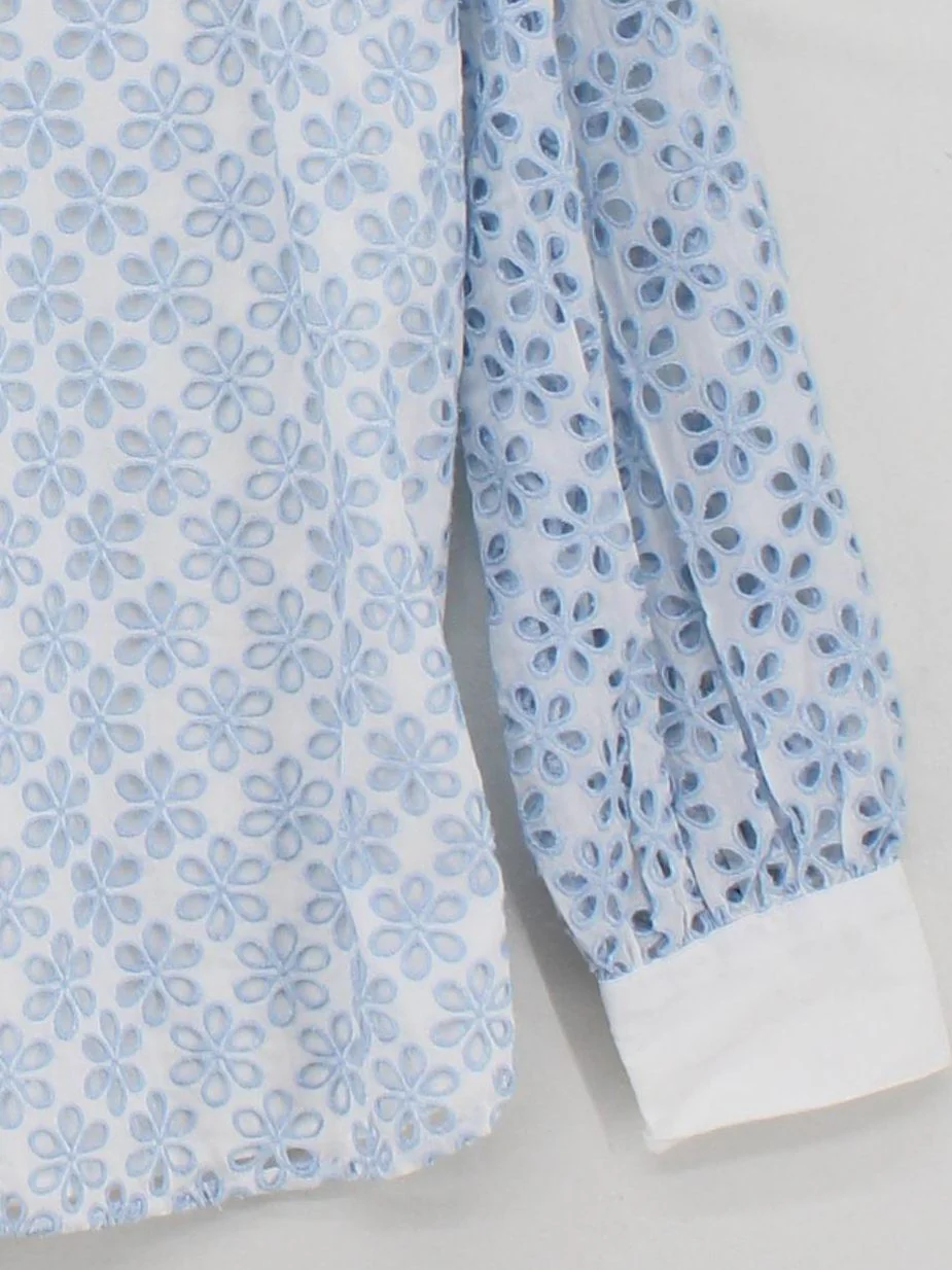 French Connection Women's Blouse XS White 100% Cotton Basic - Image 4