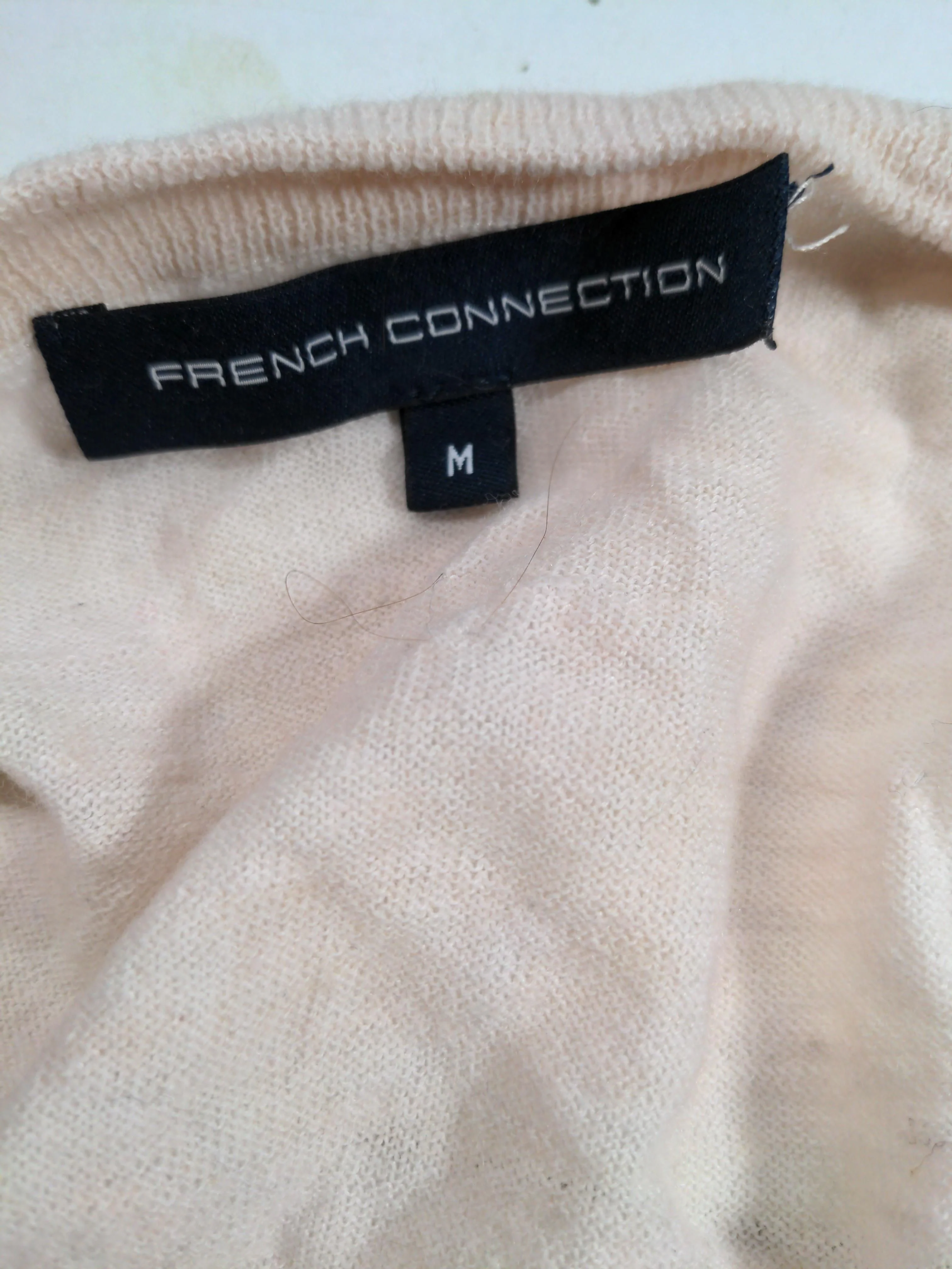 French Connection Women's Cardigan M Pink Lyocell Modal with Wool Cardigan - Image 6