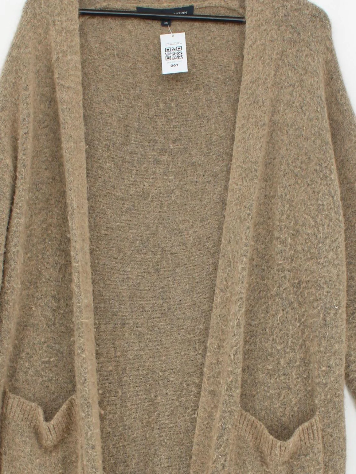 French Connection Women's Cardigan XXS Tan Acrylic - Image 3