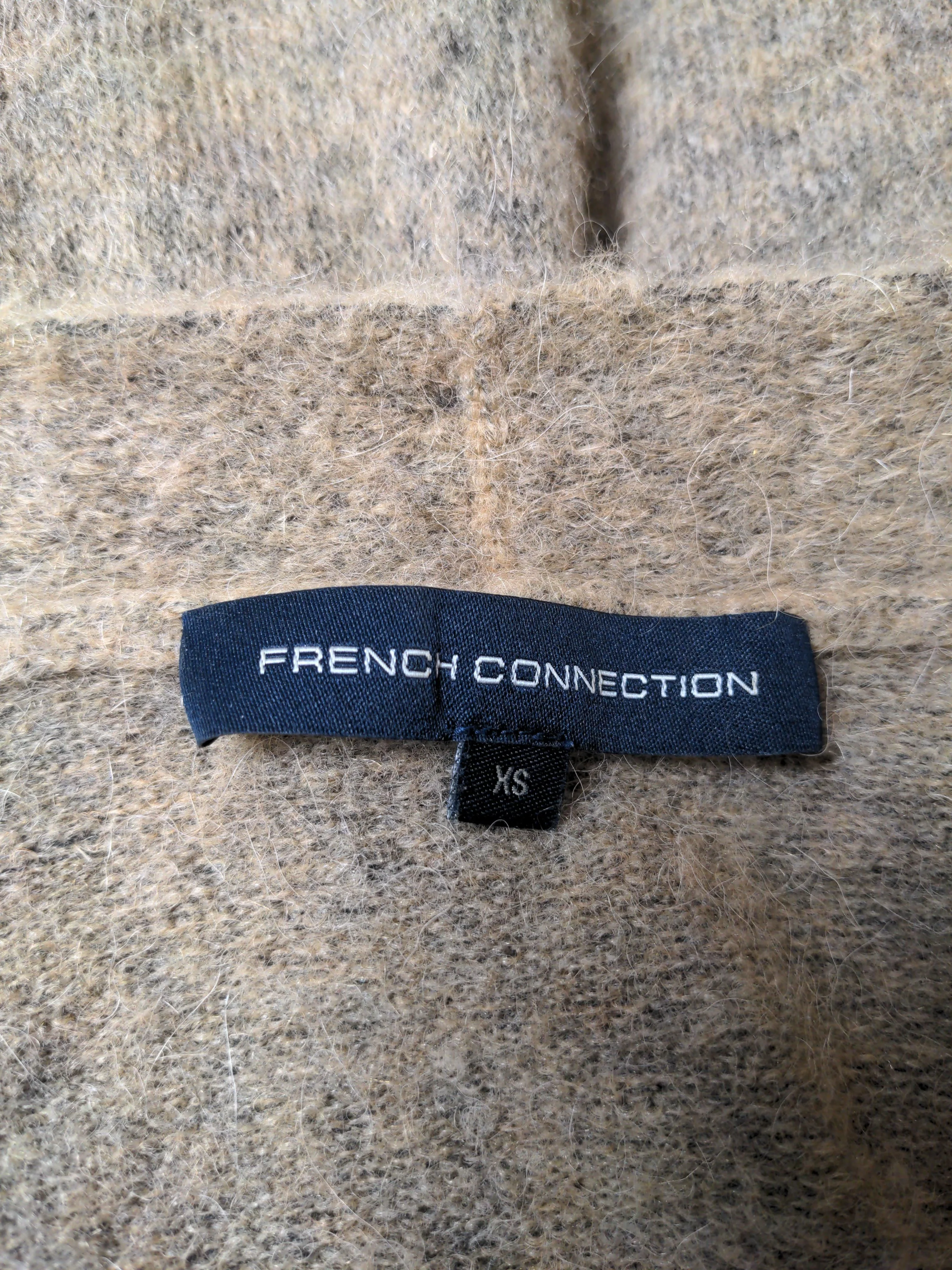 French Connection Women's Cardigan XXS Tan Acrylic - Image 6