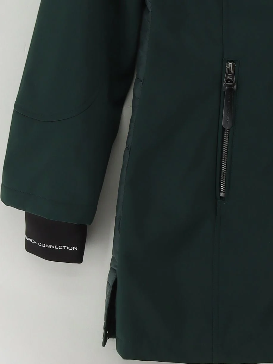 French Connection Women's Coat S Green Polyester - Image 4