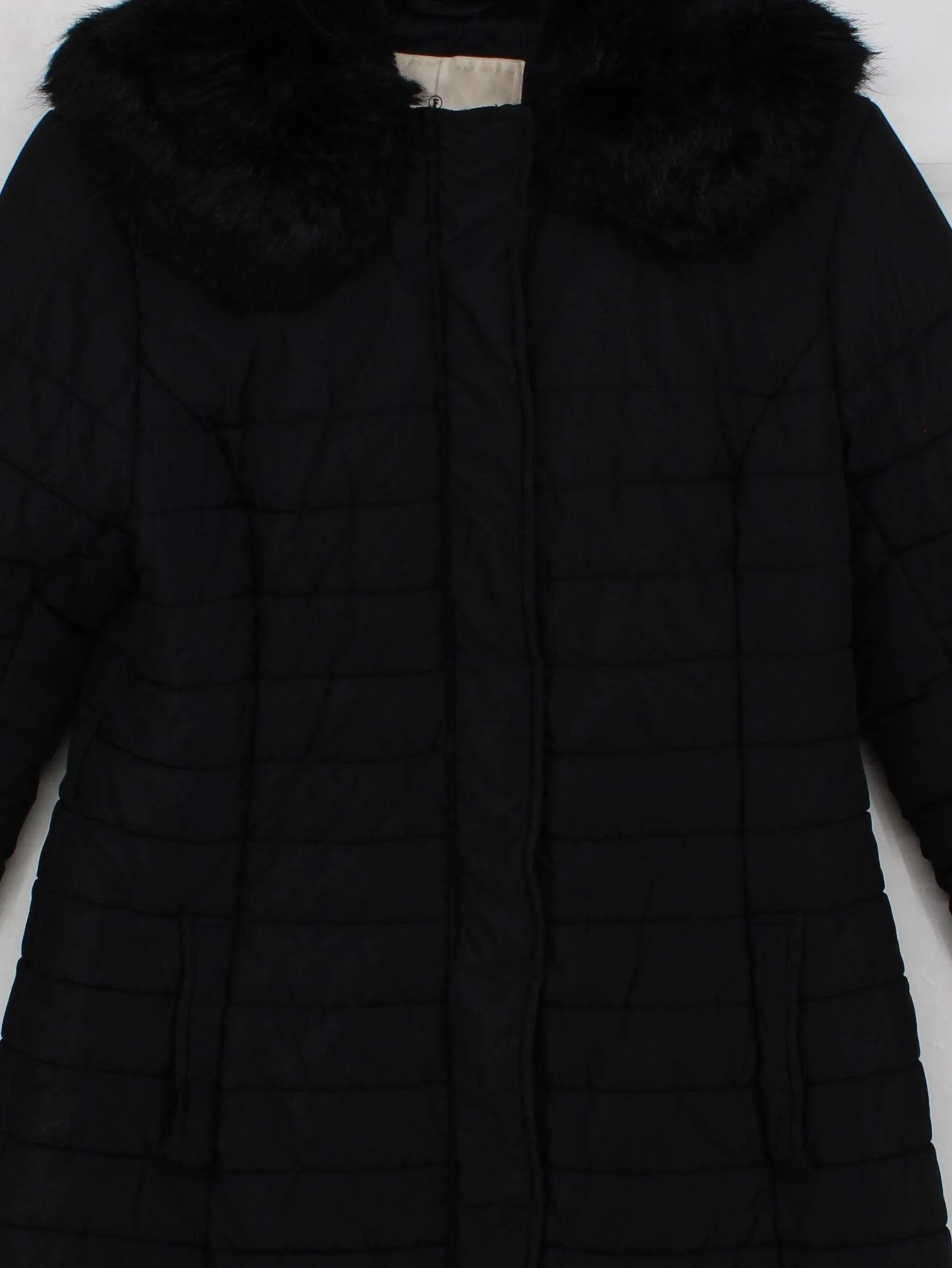 French Connection Women's Coat UK 12 Black 100% Polyester Puffer Jacket - Image 3