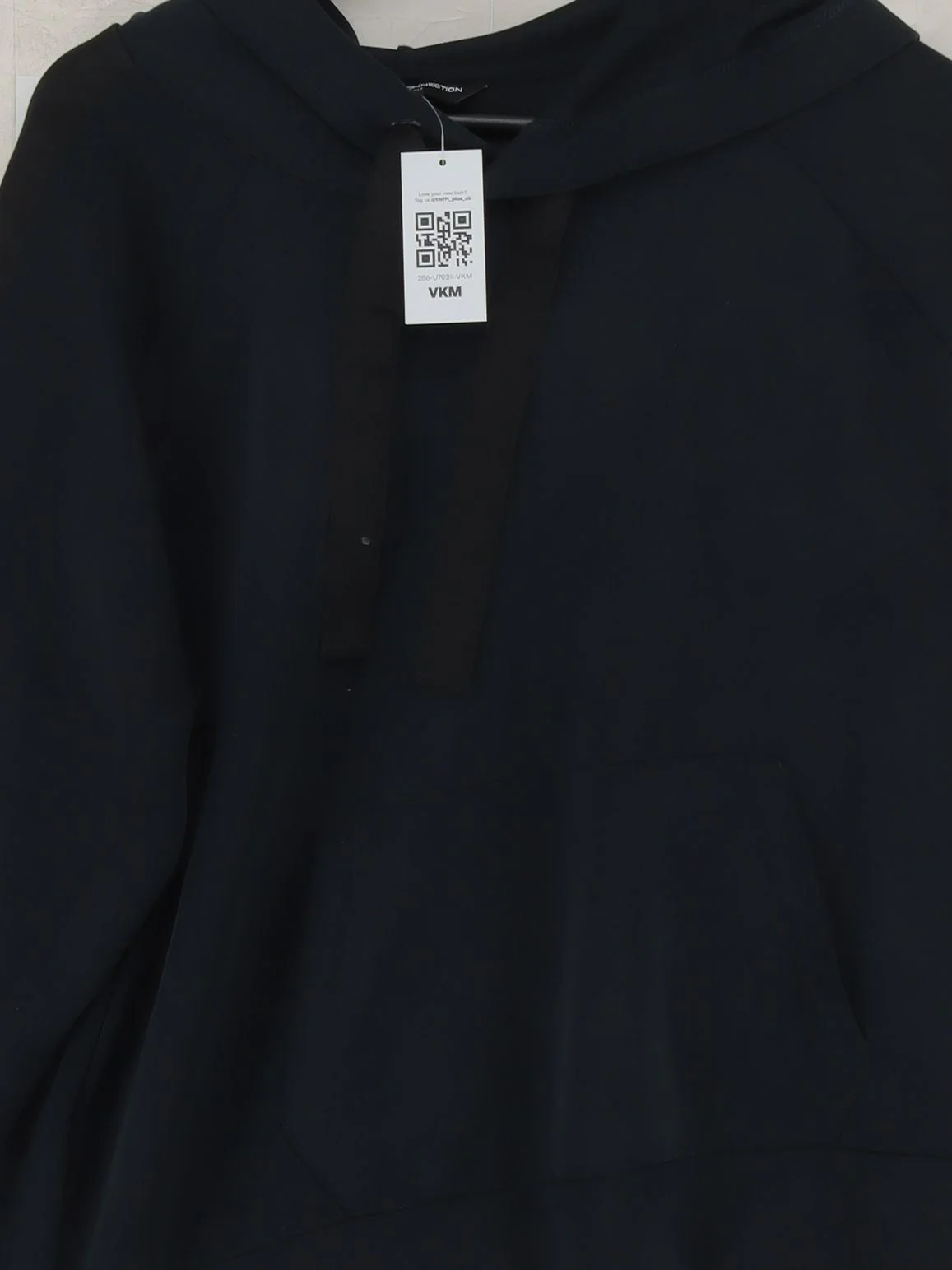French Connection Women's Hoodie XL Black Polyester - Image 3