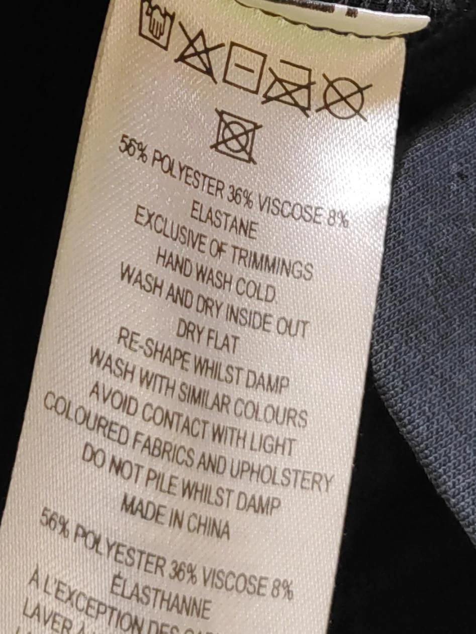 French Connection Women's Hoodie XL Black Polyester - Image 7