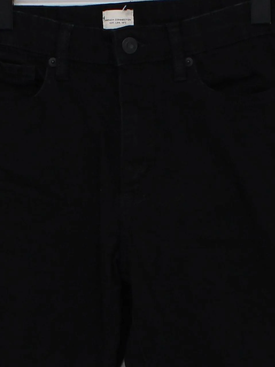 French Connection Women's Jeans UK 10 Black Cotton with Elastane Skinny - Image 3