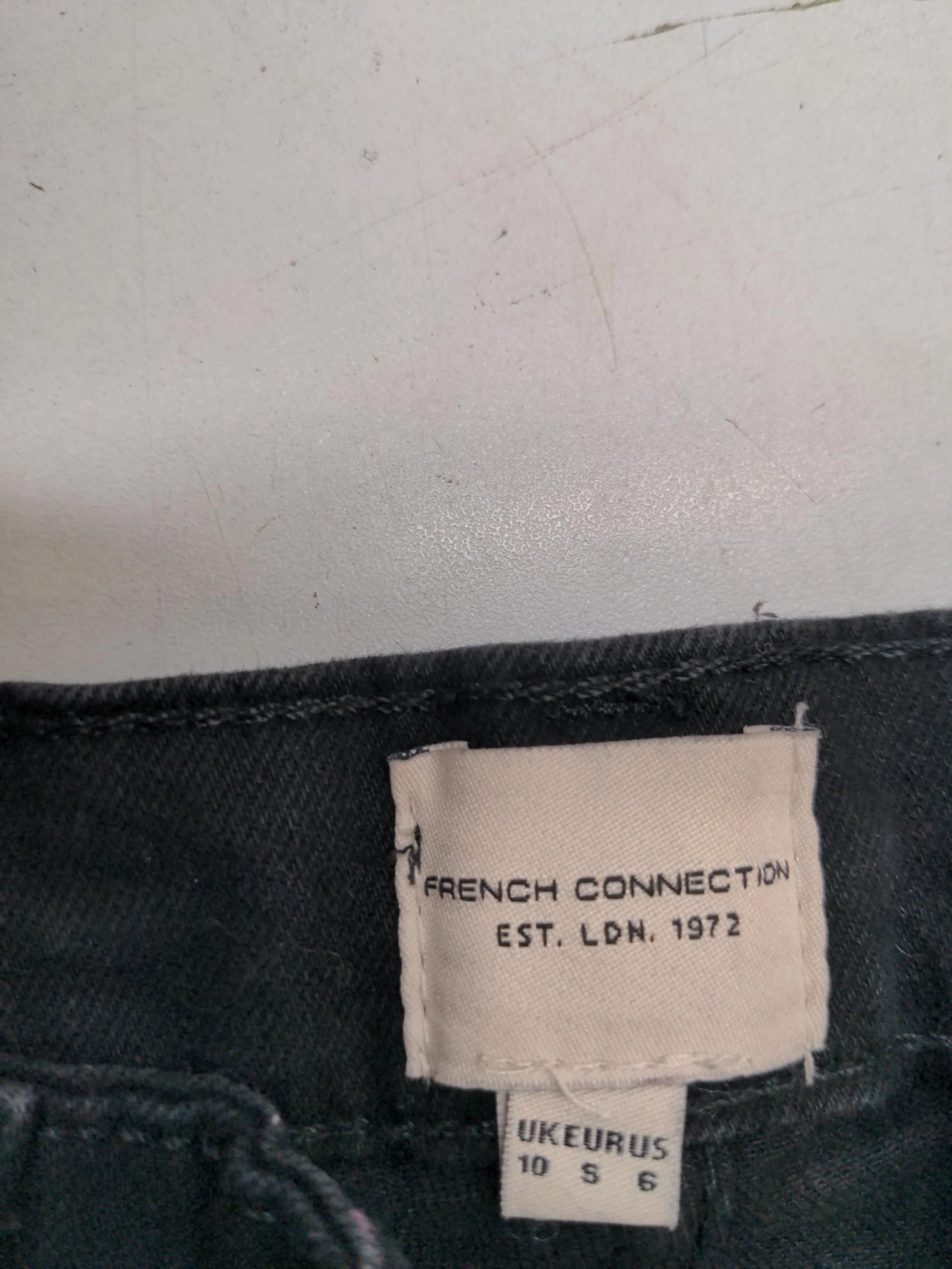 French Connection Women's Jeans UK 10 Black Cotton with Elastane Skinny - Image 5