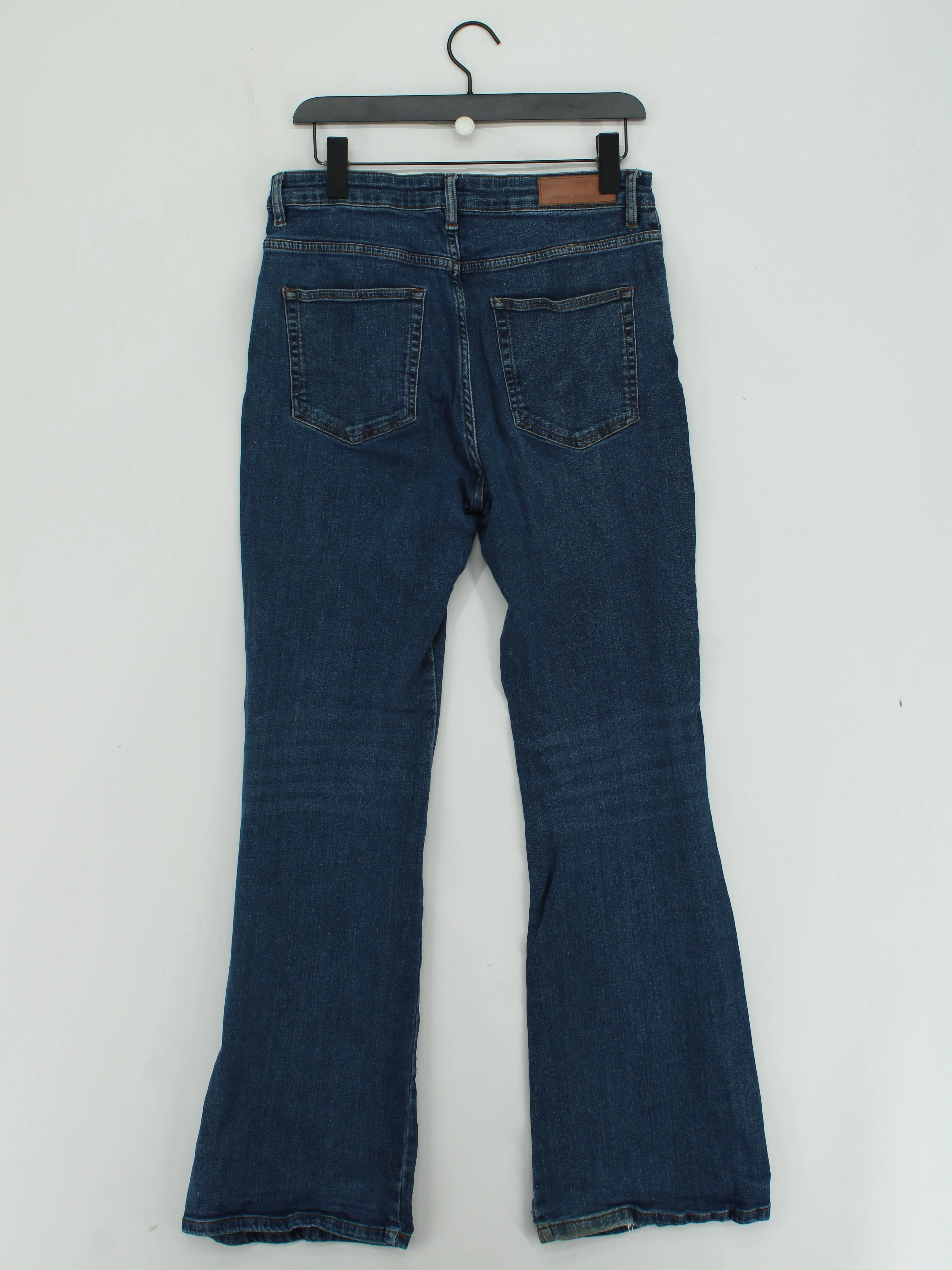 French Connection Women's Jeans UK 12 Blue Cotton with Elastane Flared - Image 2