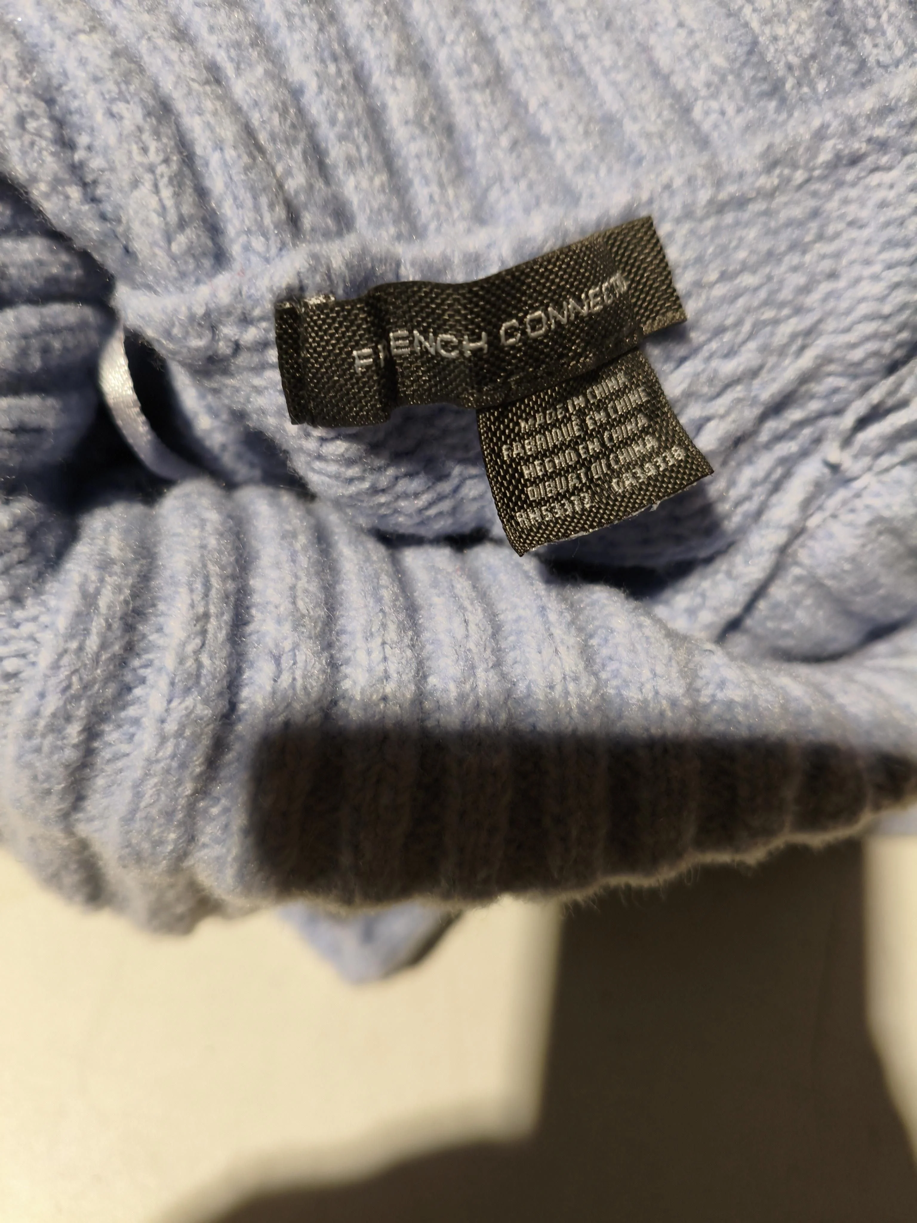 French Connection Women's Jumper L Blue Polyester - Image 5