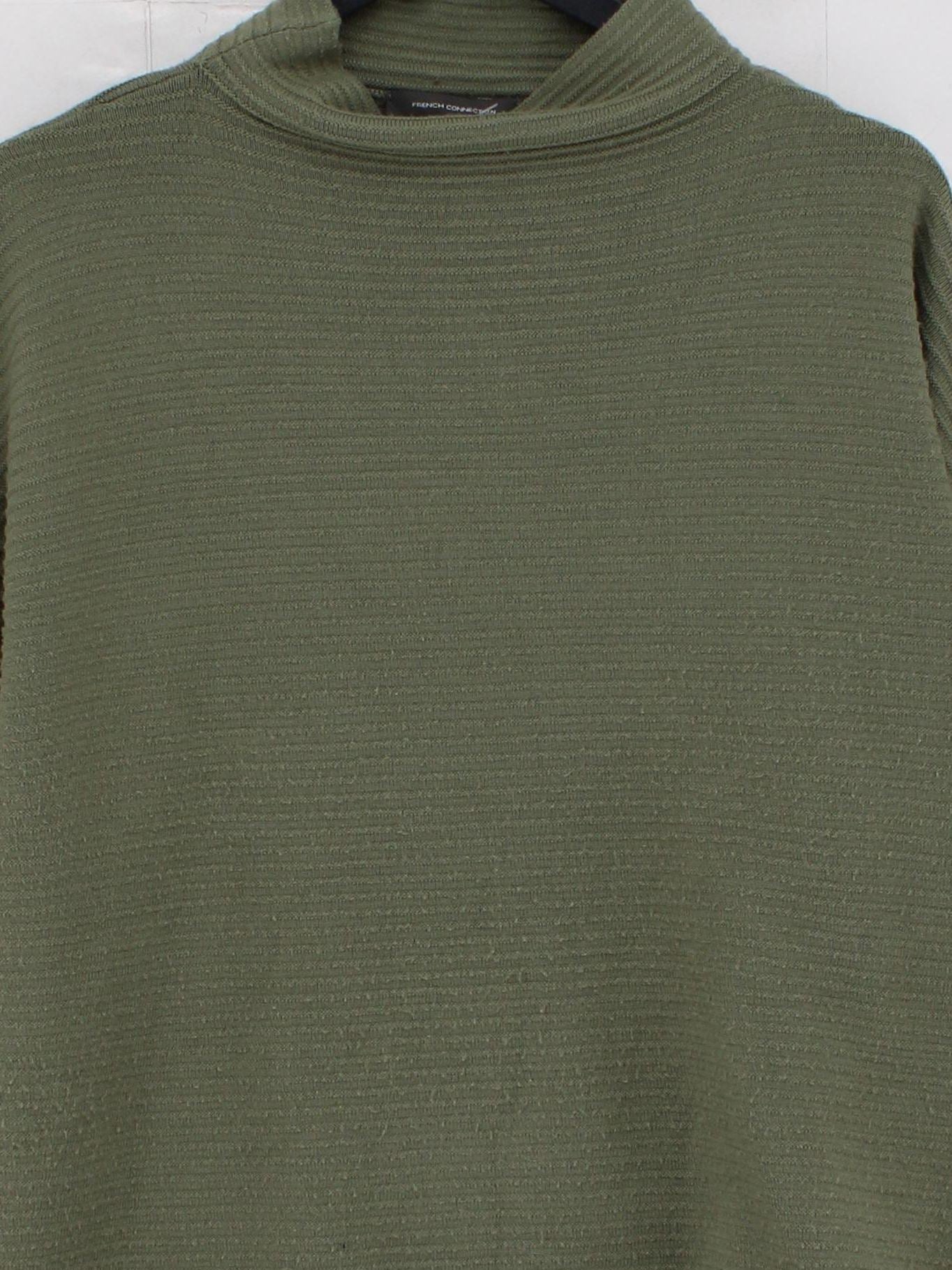 French Connection Women's Jumper L Green Acrylic - Image 3