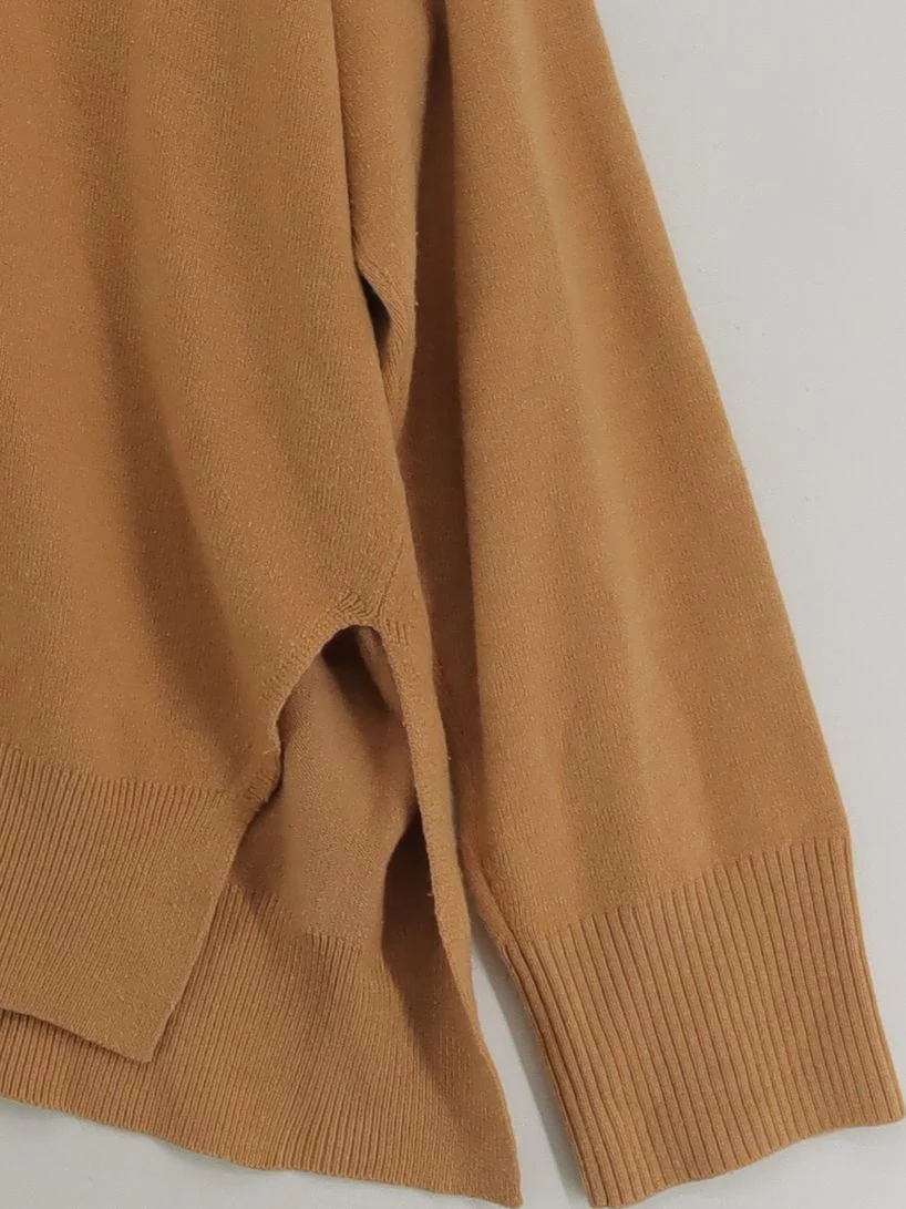 French Connection Women's Jumper L Tan Acrylic with Polyamide, Elastane Pullover - Image 4
