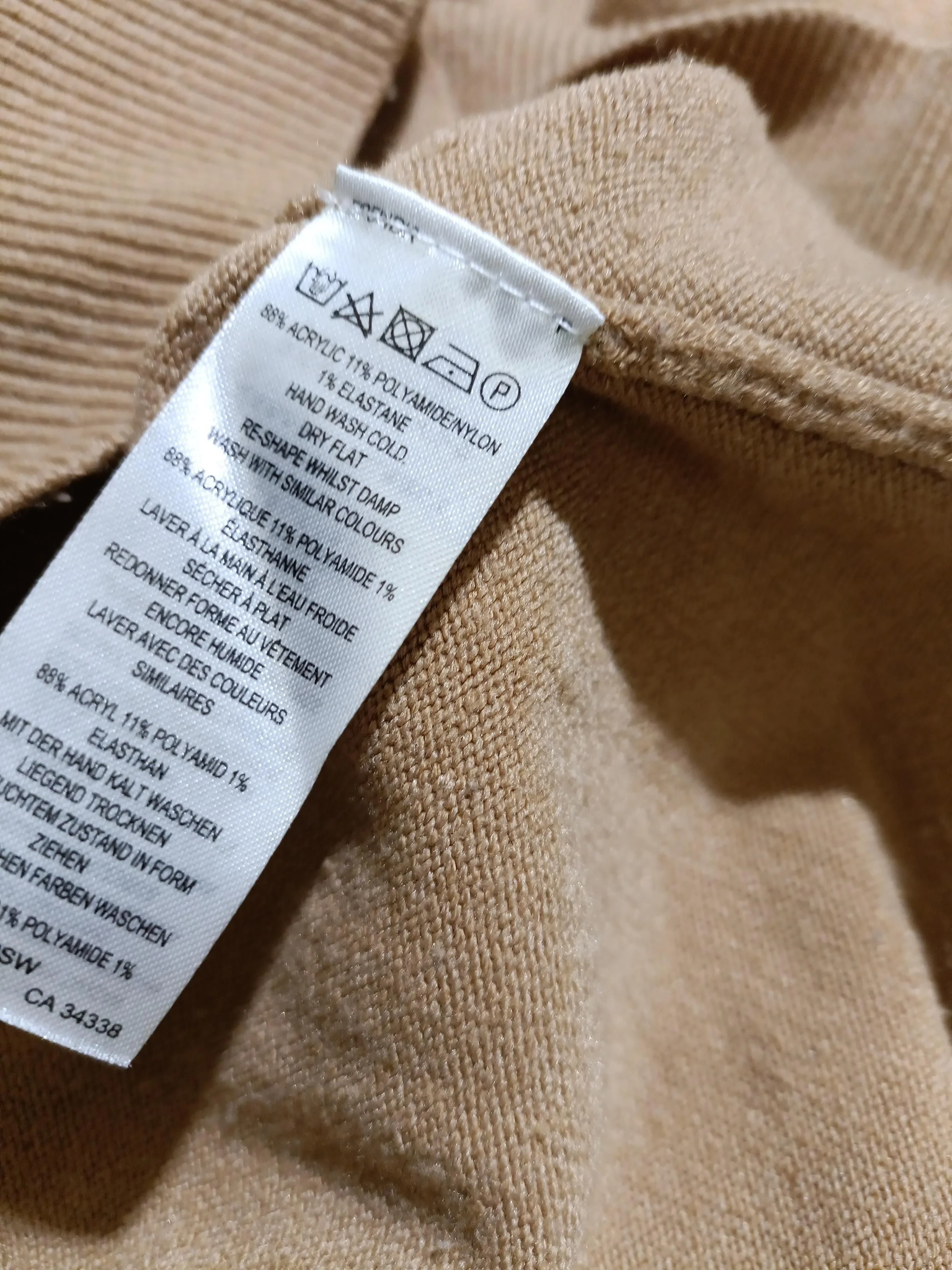 French Connection Women's Jumper L Tan Acrylic with Polyamide, Elastane Pullover - Image 6