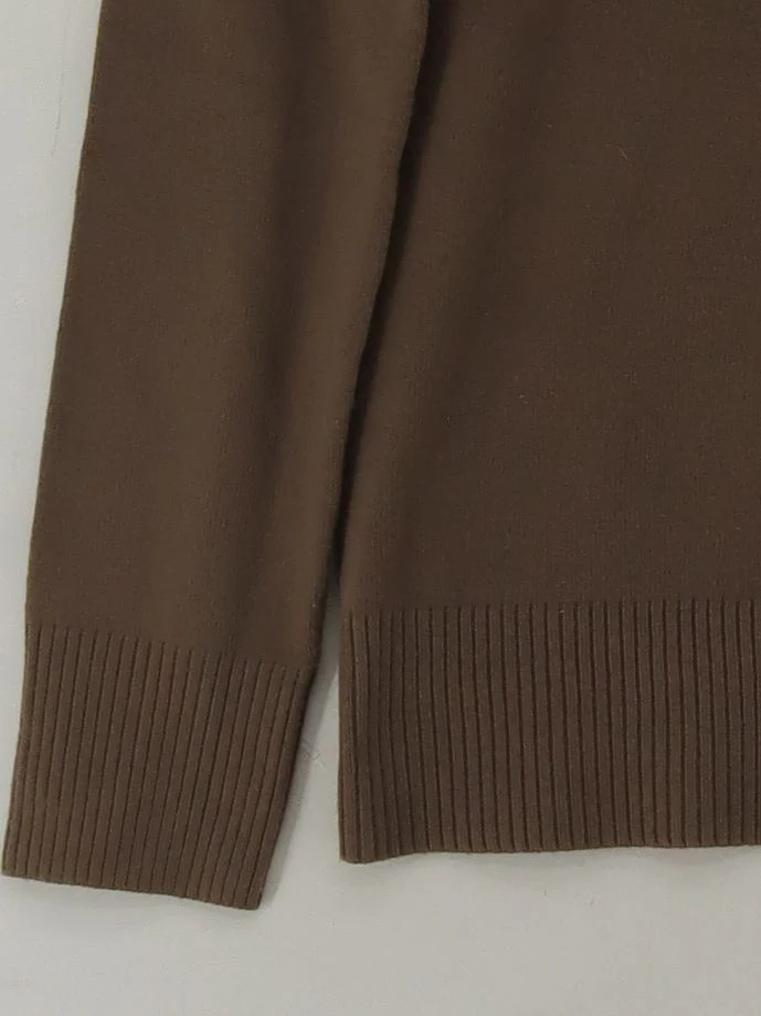 French Connection Women's Jumper S Brown Acrylic - Image 4
