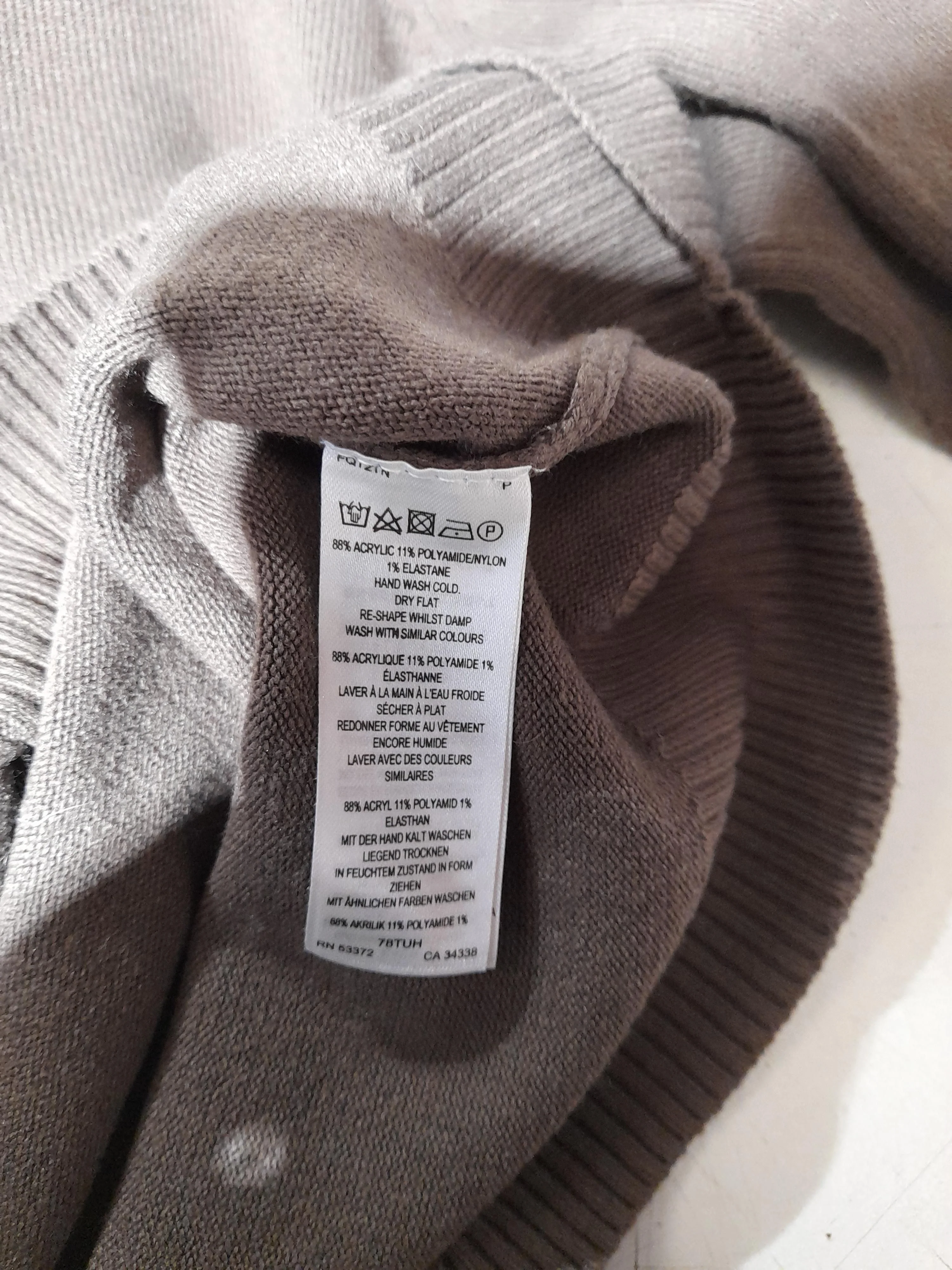 French Connection Women's Jumper S Brown Acrylic - Image 6