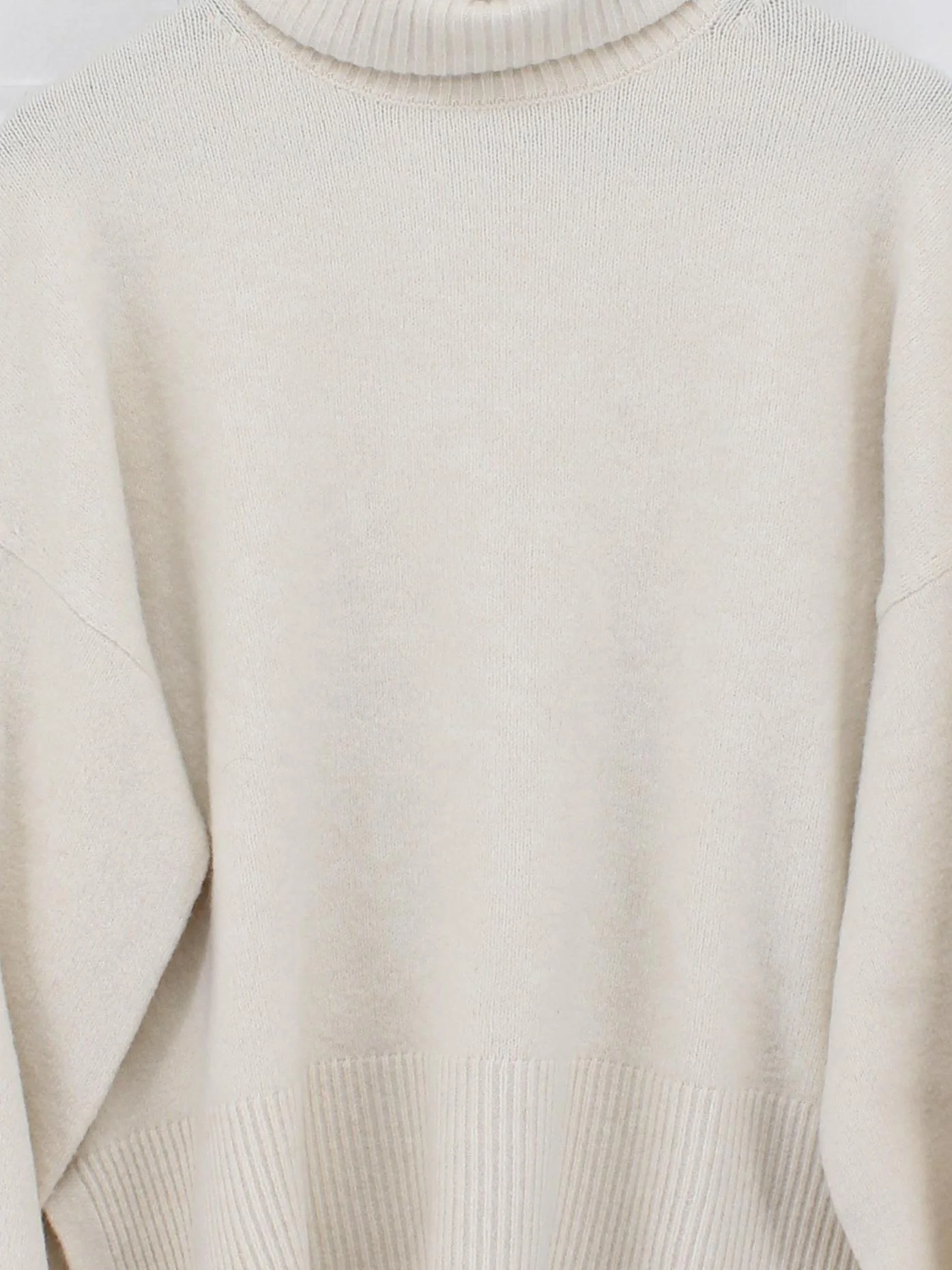 French Connection Women's Jumper S Cream Polyester - Image 3