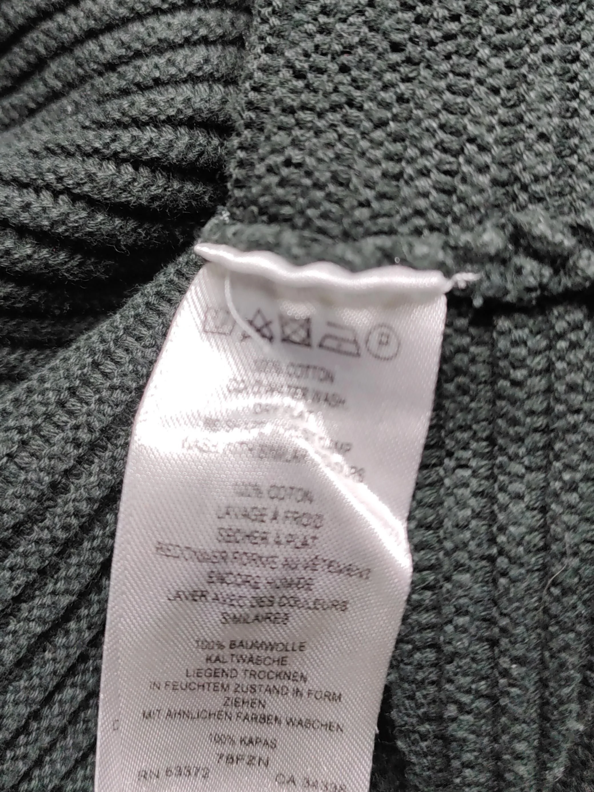 French Connection Women's Jumper S Green 100% Cotton High Neck Pullover - Image 6