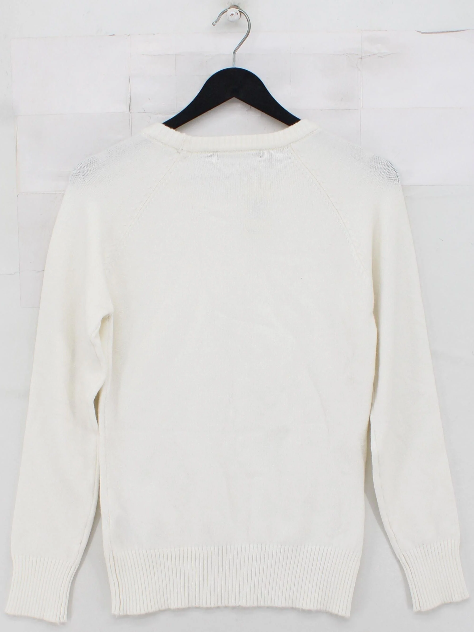 French Connection Women's Jumper S White Viscose with Polyester, Nylon Pullover - Image 2