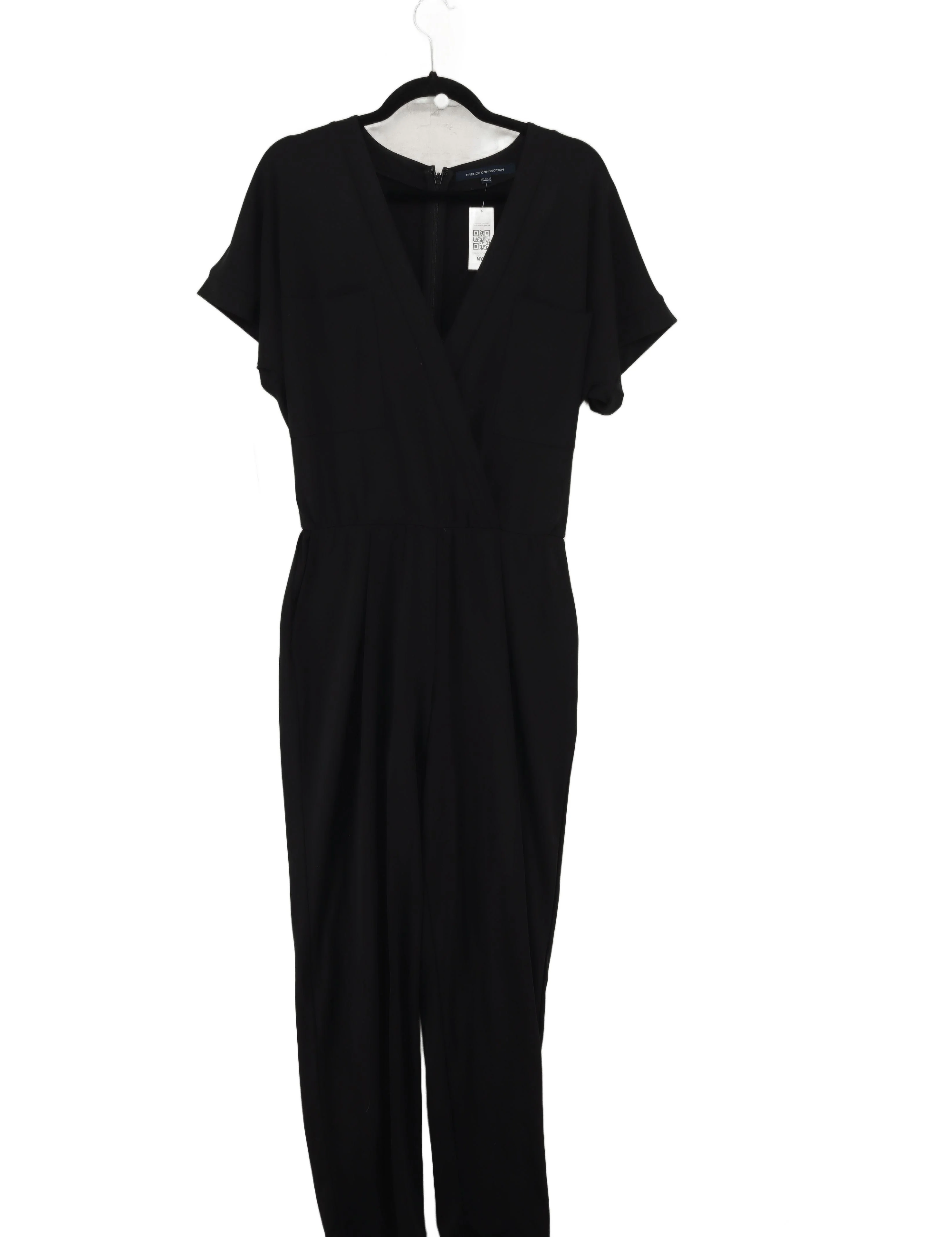 French Connection Women's Jumpsuit UK 10 Black 100% Other Straight Jumpsuit