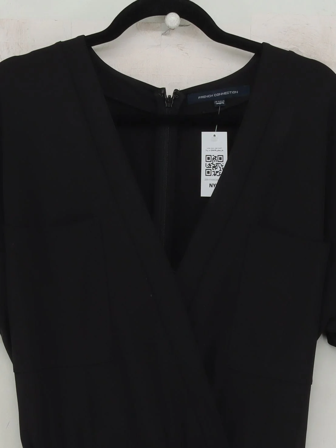 French Connection Women's Jumpsuit UK 10 Black 100% Other Straight Jumpsuit - Image 3