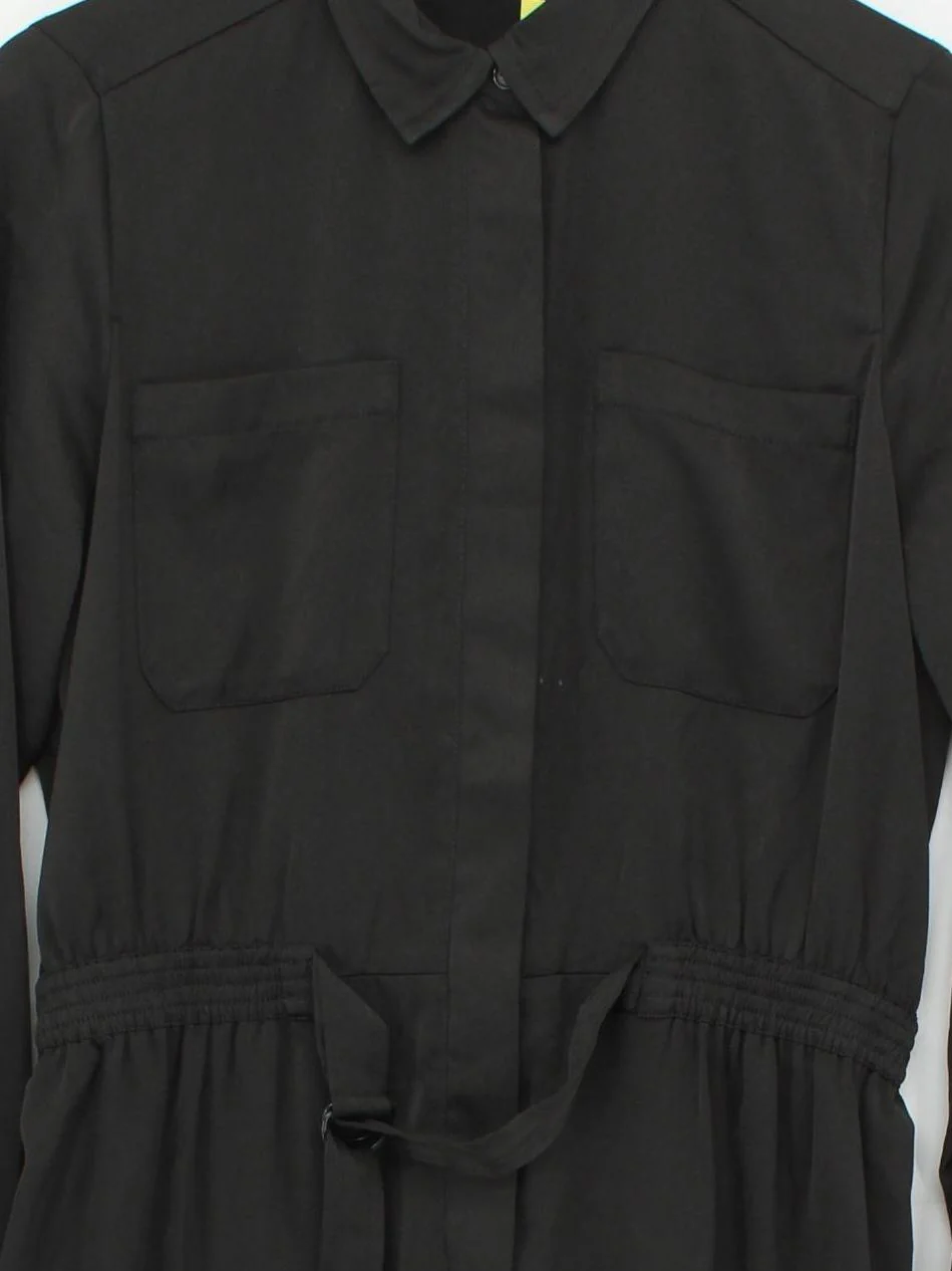 French Connection Women's Jumpsuit UK 12 Black 100% Other Wide-Leg Jumpsuit - Image 3