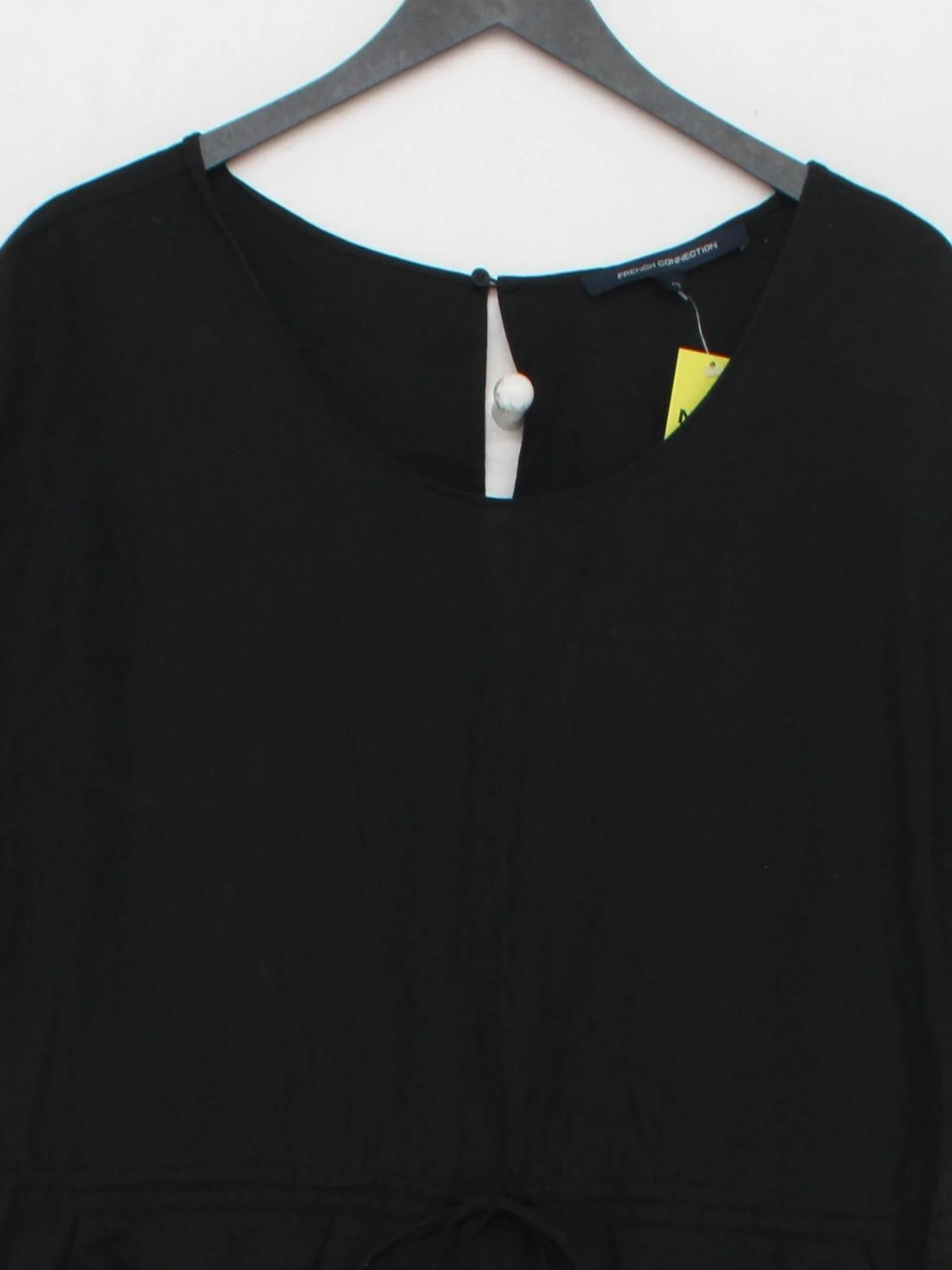 French Connection Women's Jumpsuit XS Black Lyocell Modal with Linen Jumpsuit - Image 3