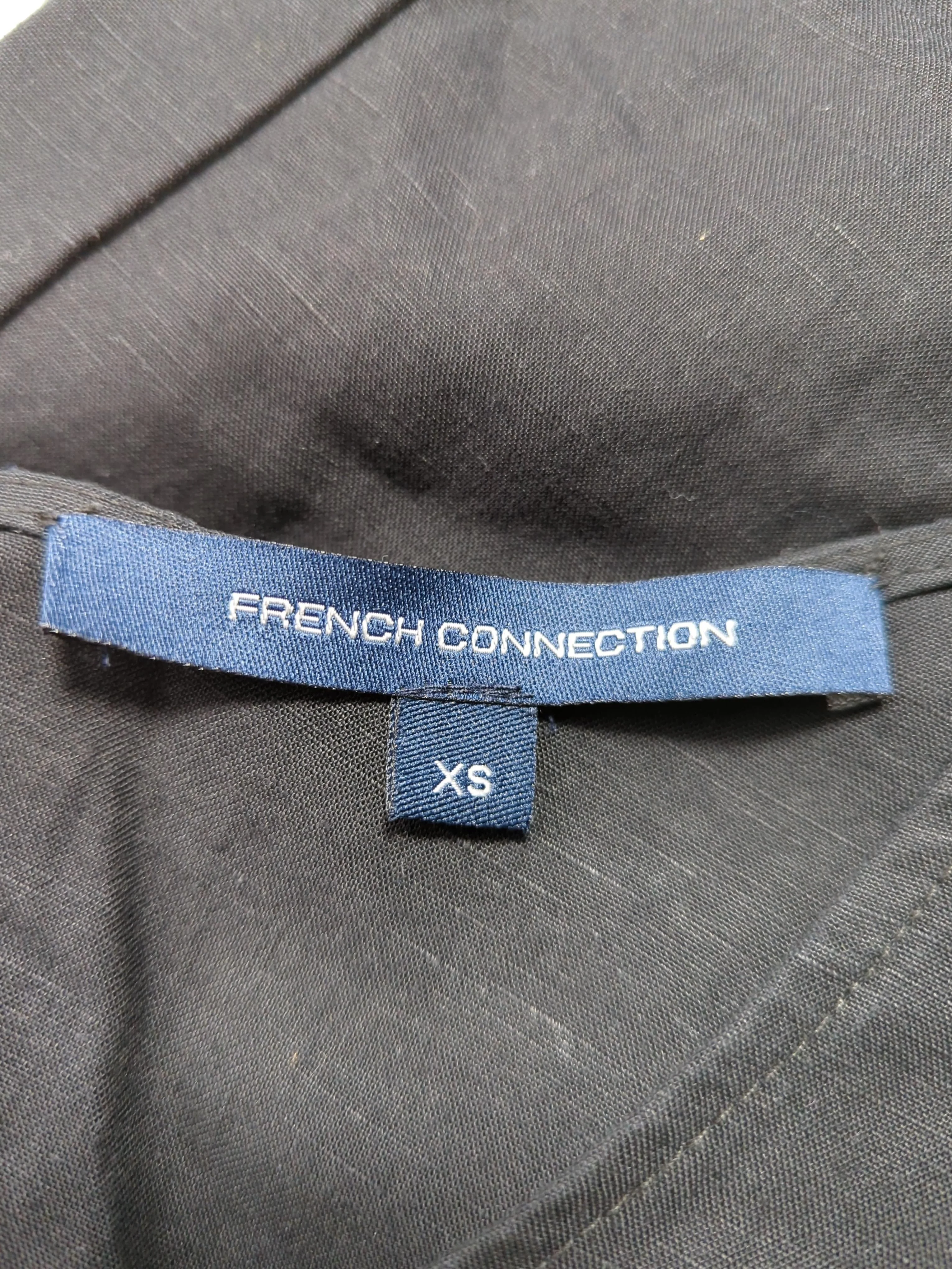 French Connection Women's Jumpsuit XS Black Lyocell Modal with Linen Jumpsuit - Image 5
