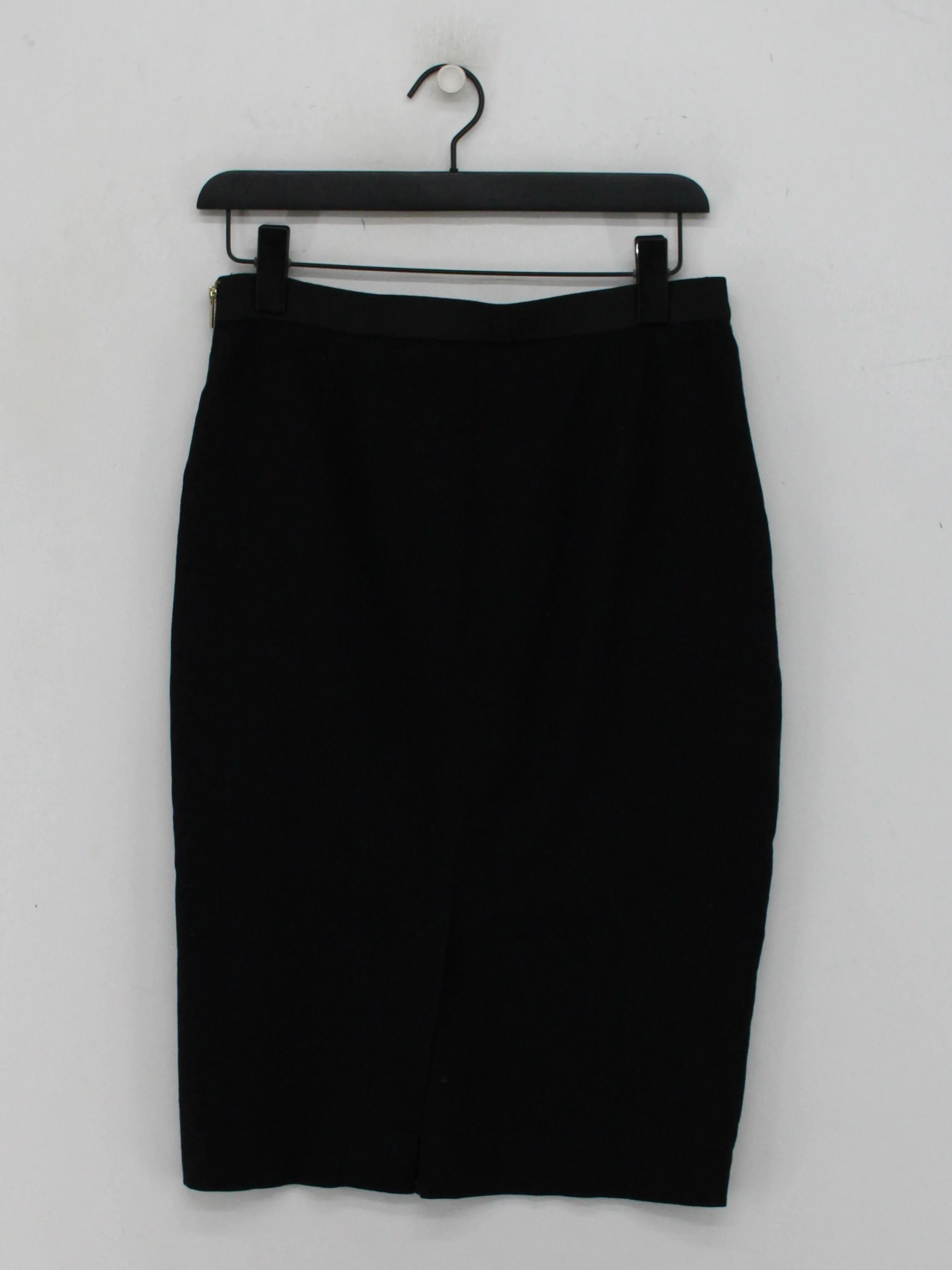 French Connection Women's Midi Skirt L Black Cotton - Image 2